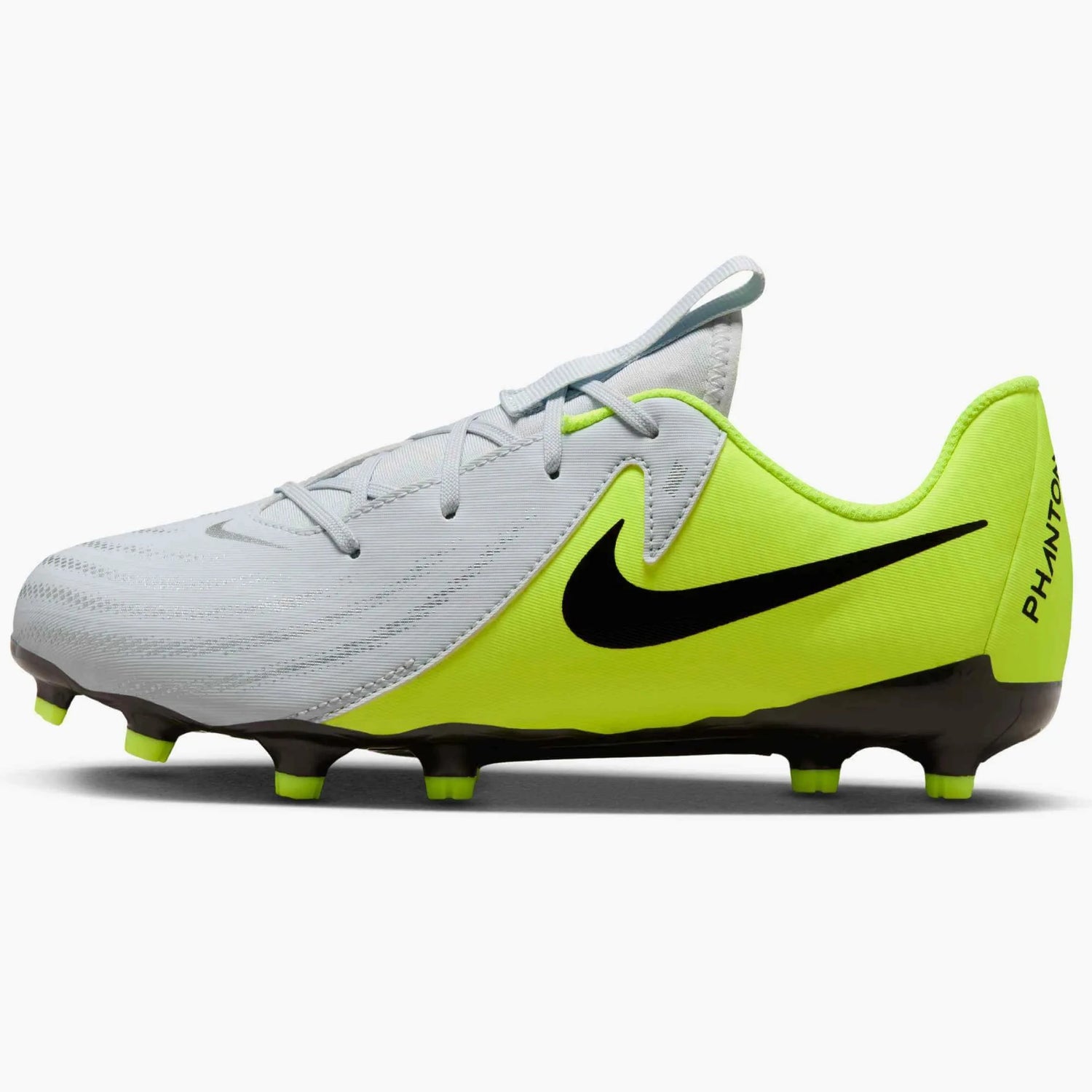 Nike Kids Phantom GX 2 Academy mg Soccer Cleats Silver Black
