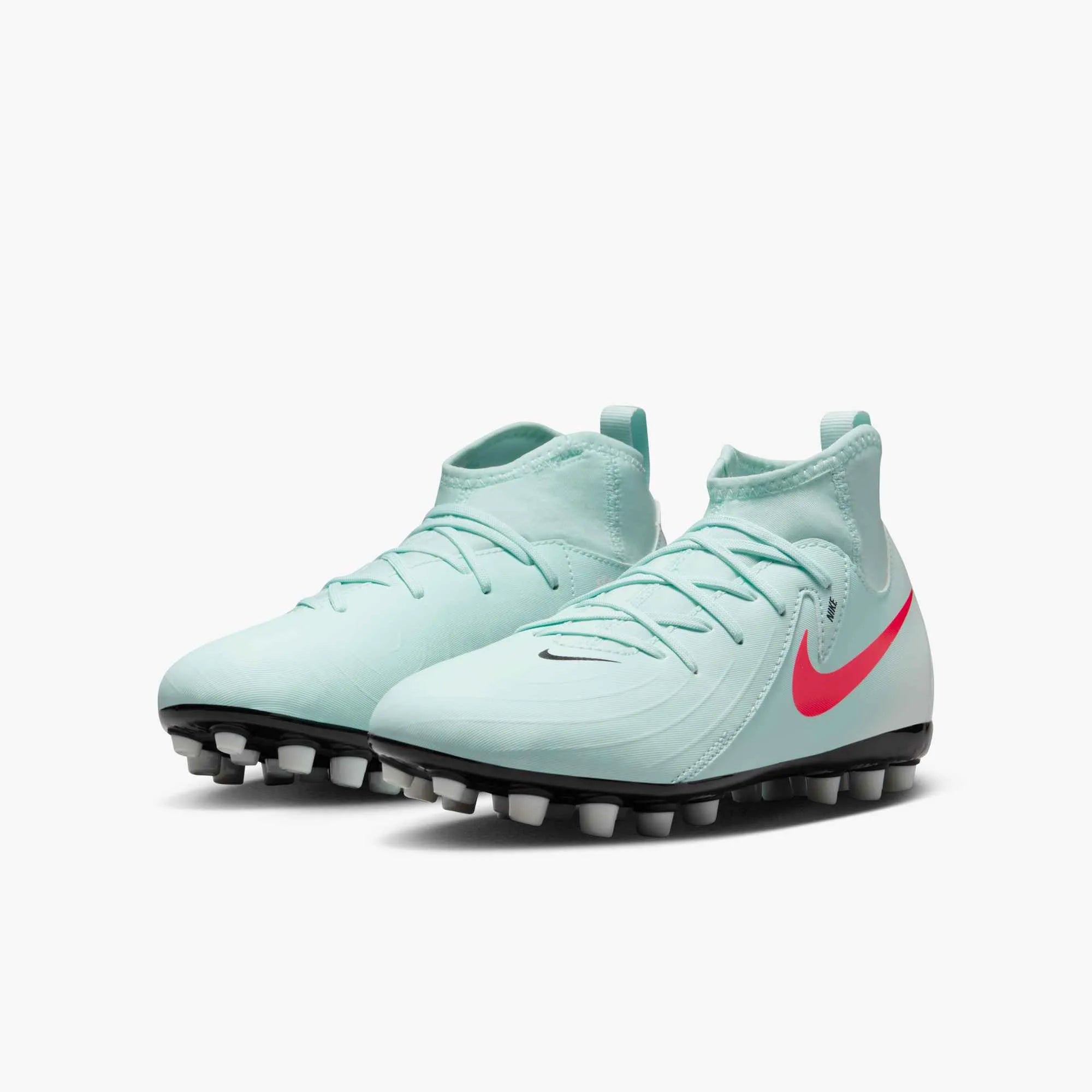 Nike JR Phantom Luna II Academy Artificial Grass Soccer Cleats - Mad Energy Pack (SP25) (Pair - Lateral)