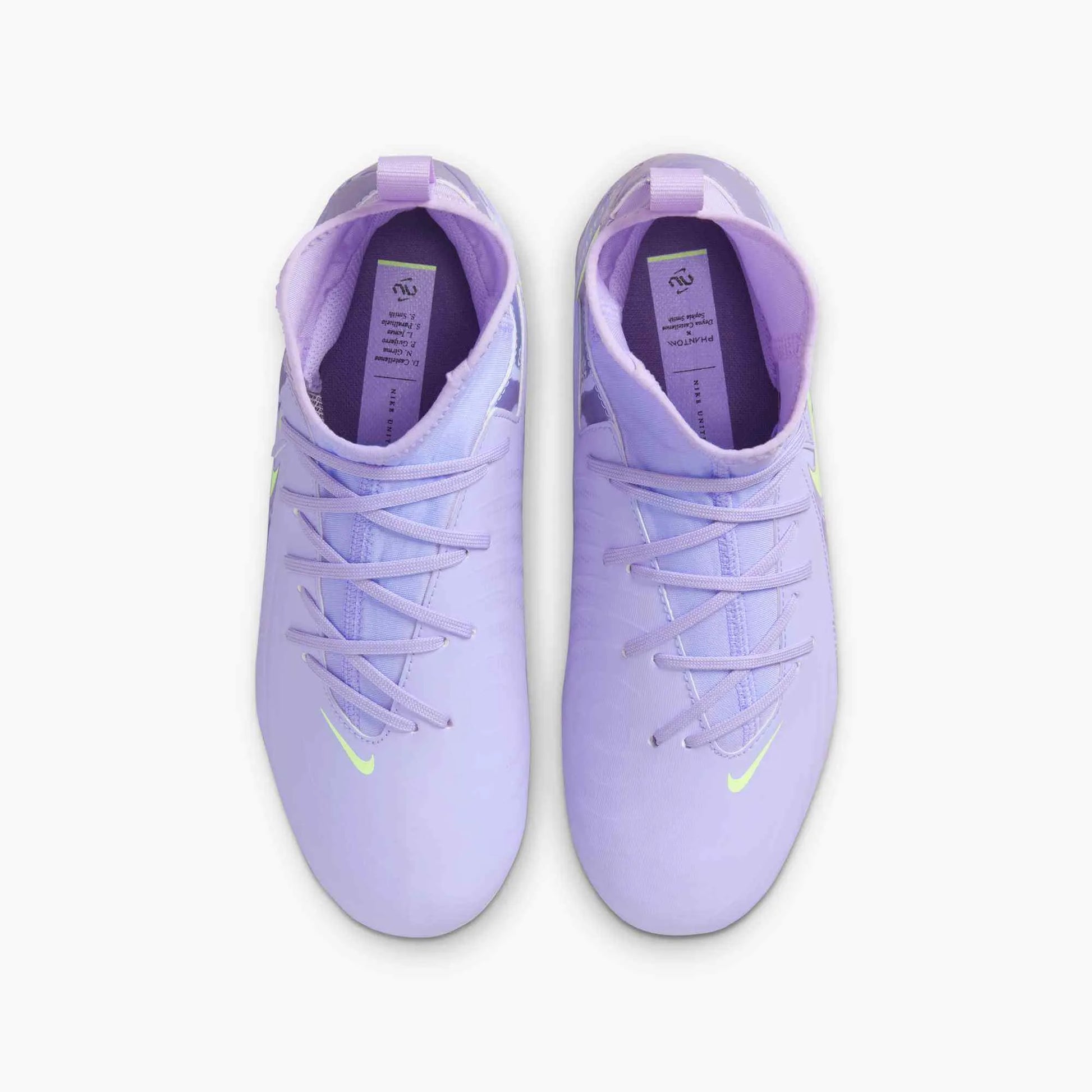 Nike JR Phantom Luna II Academy NU1 Firm Ground Soccer Cleats - United Pack (SP25) (Pair - Top)