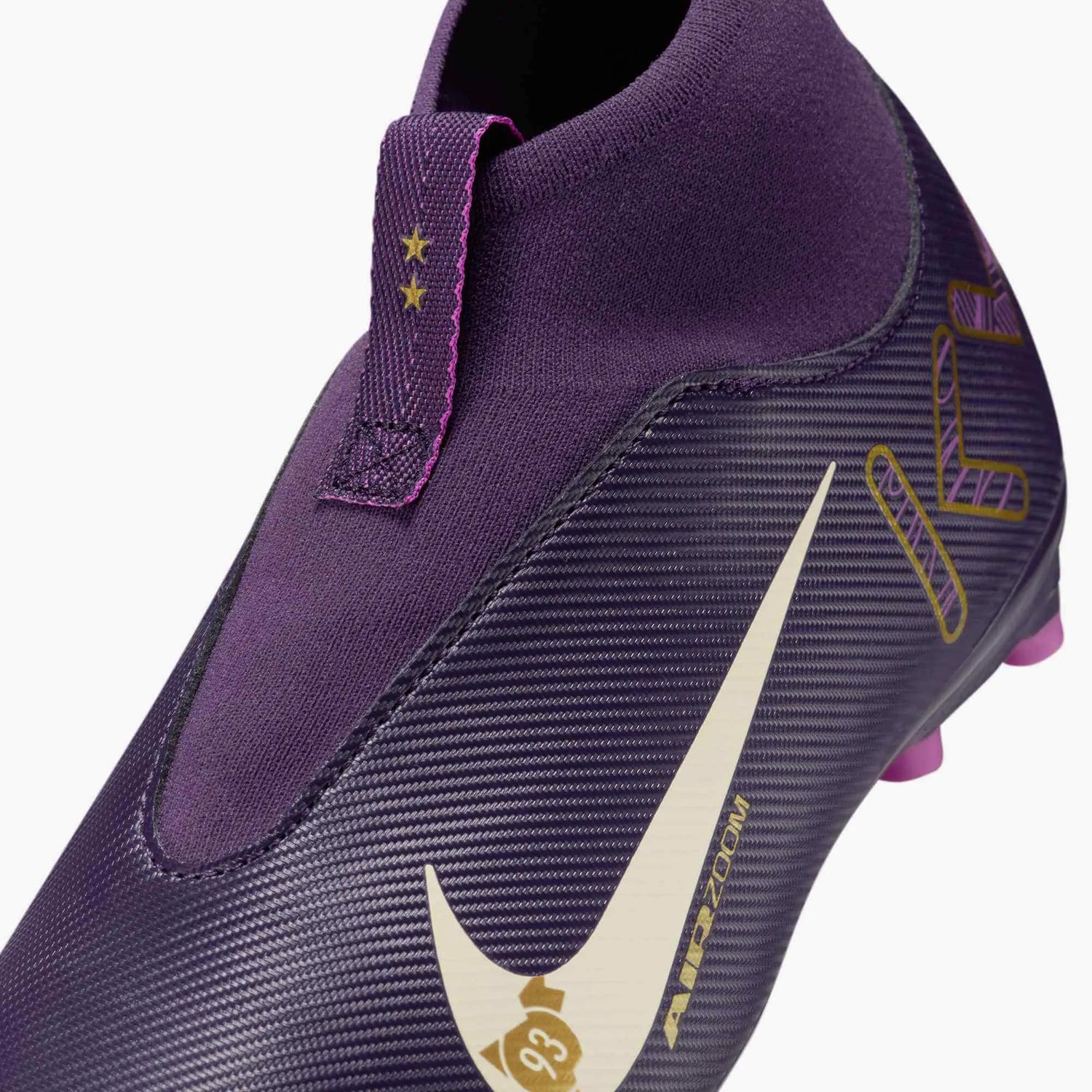 Nike JR Zoom Superfly 10 Academy KM Firm_Multi Ground Soccer Cleats - Mbappe PE (SU25) (Detail 2)