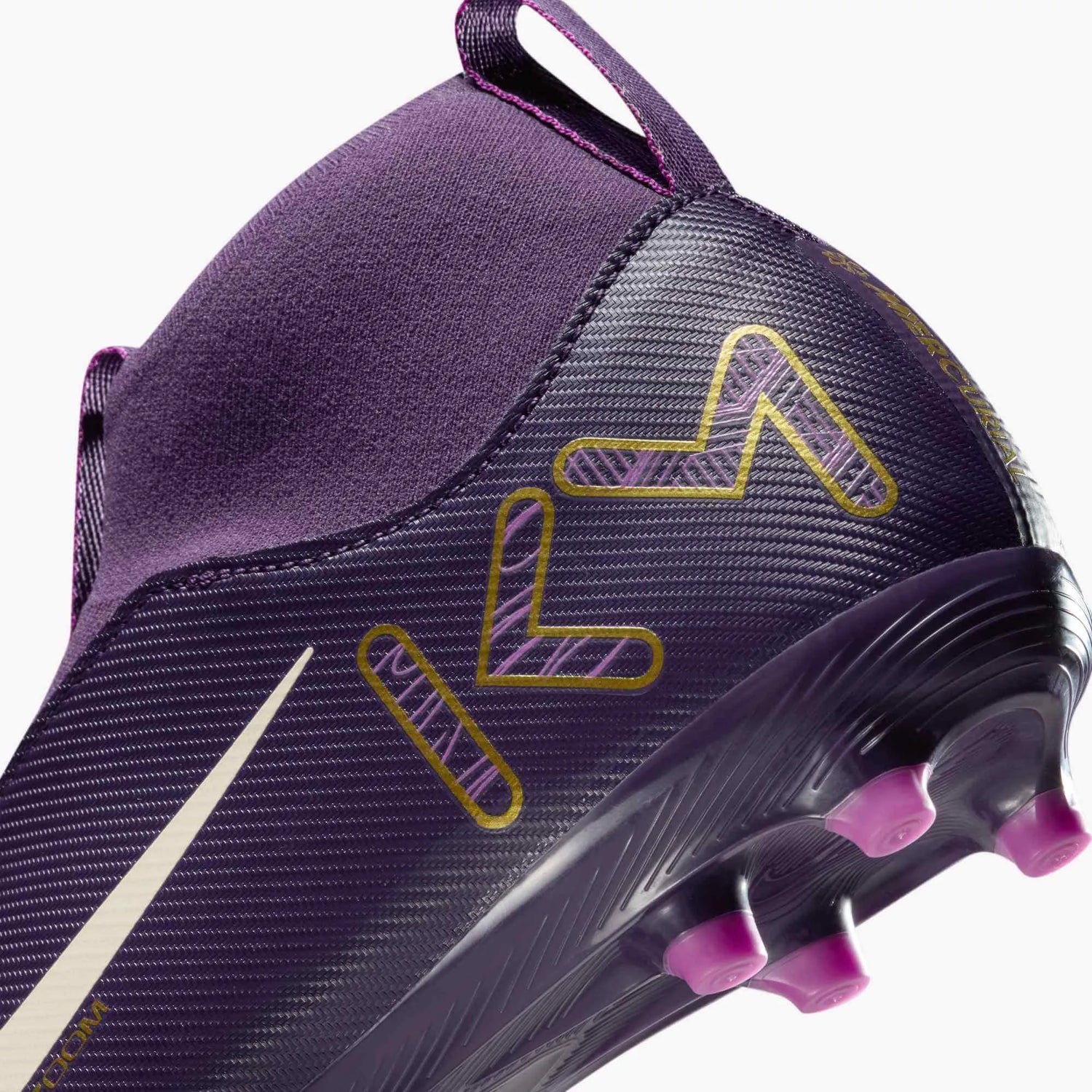 Nike JR Zoom Superfly 10 Academy KM Firm_Multi Ground Soccer Cleats - Mbappe PE (SU25) (Detail 3)
