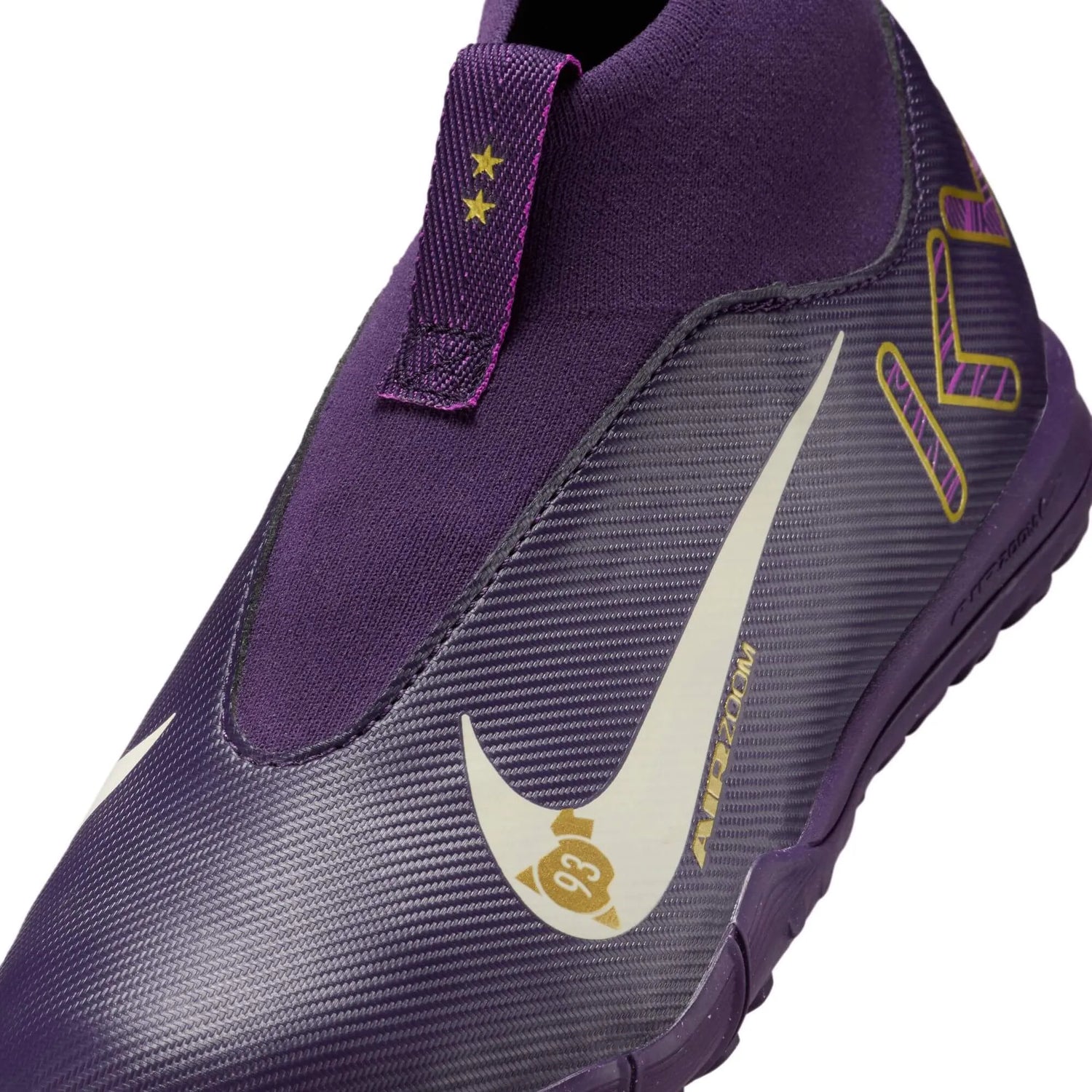 Nike JR Zoom Superfly 10 Academy KM Turf Soccer Shoes - Mbappe PE (SU25) (Detail 1)