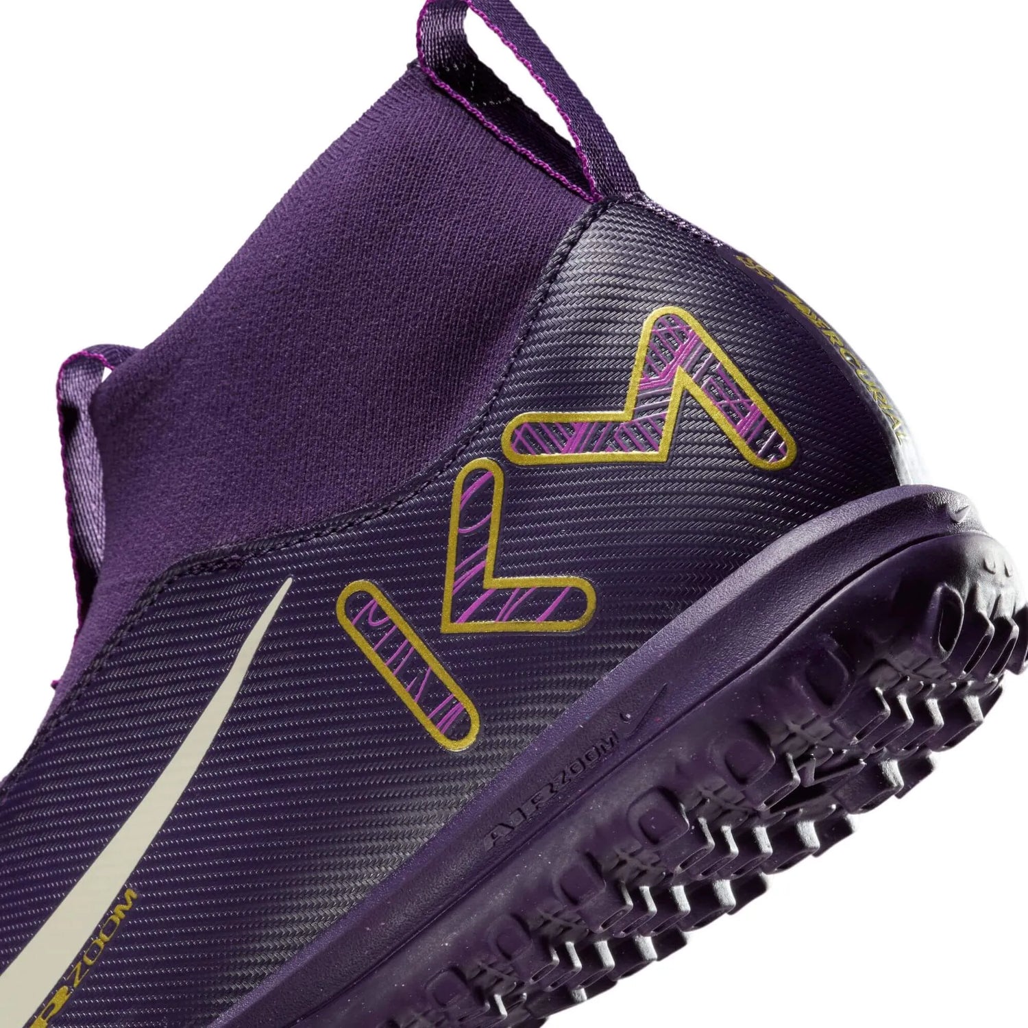 Nike JR Zoom Superfly 10 Academy KM Turf Soccer Shoes - Mbappe PE (SU25) (Detail 2)