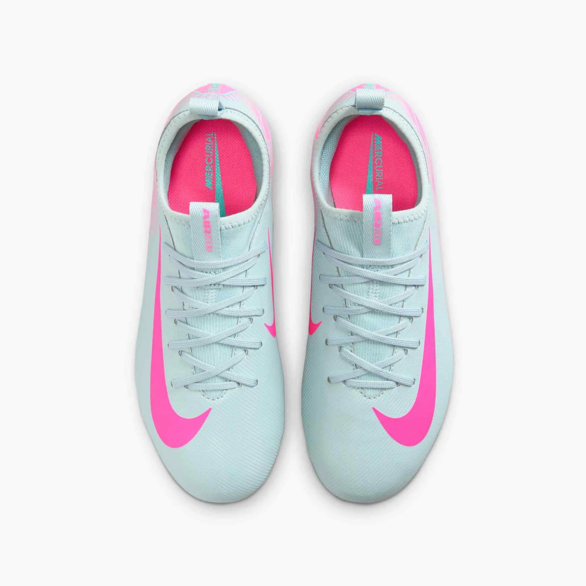 Nike JR Zoom Vapor 16 Academy Firm_Multi Ground Soccer Cleats - Prism Pack (SU25) (Pair - Top)