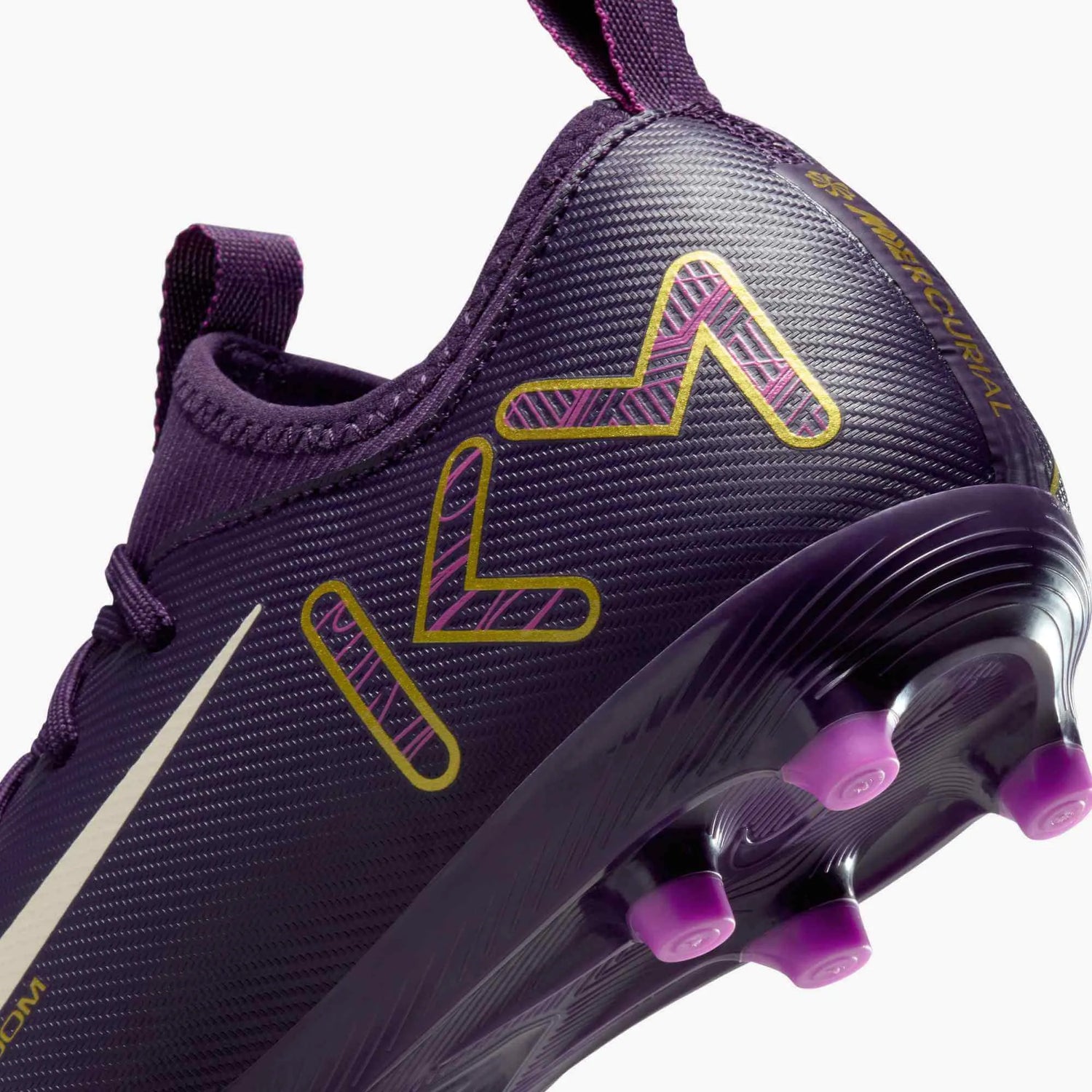 Nike JR Zoom Vapor 16 Academy KM Firm_Multi Ground Soccer Cleats - Mbappe PE (SU25) (Detail 2)