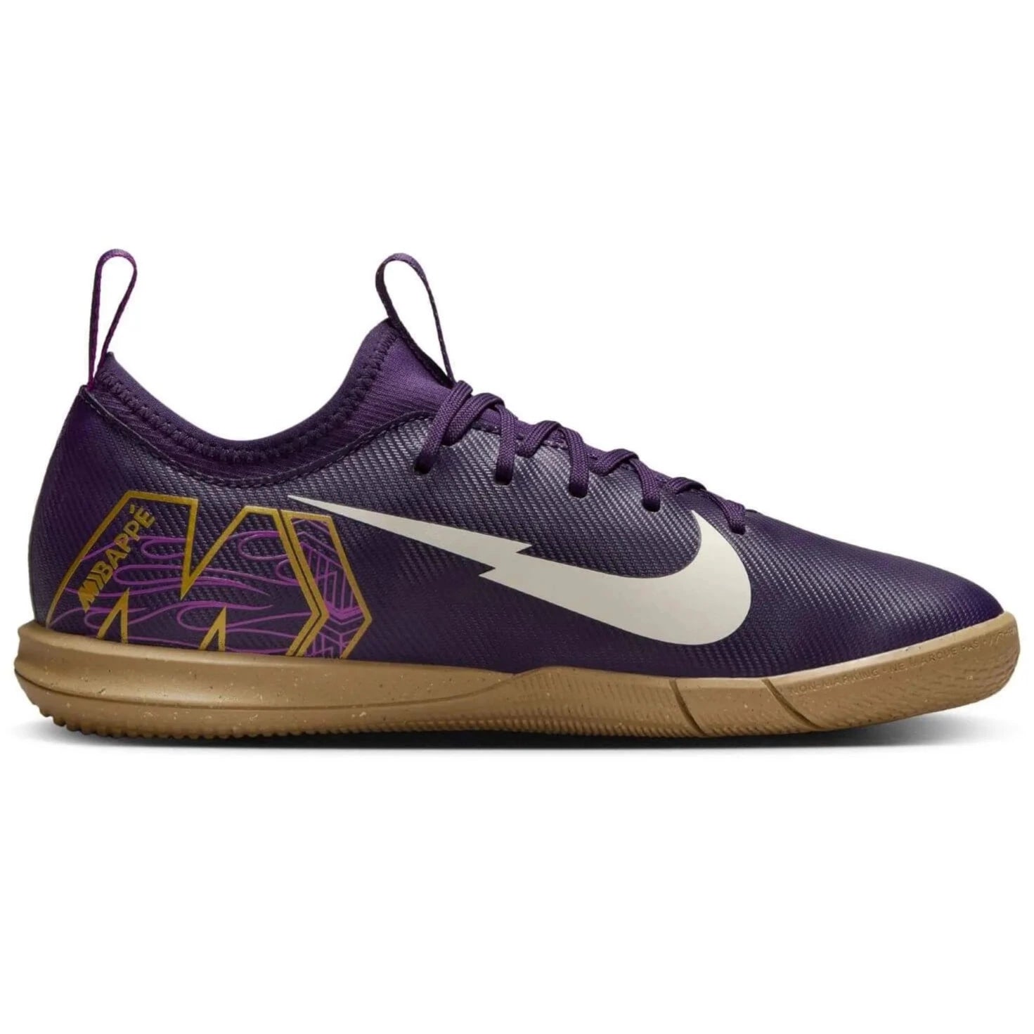 Nike JR Zoom Vapor 16 Academy KM indoor Soccer Shoes - Mbappe PE (SU25) (Side 2)