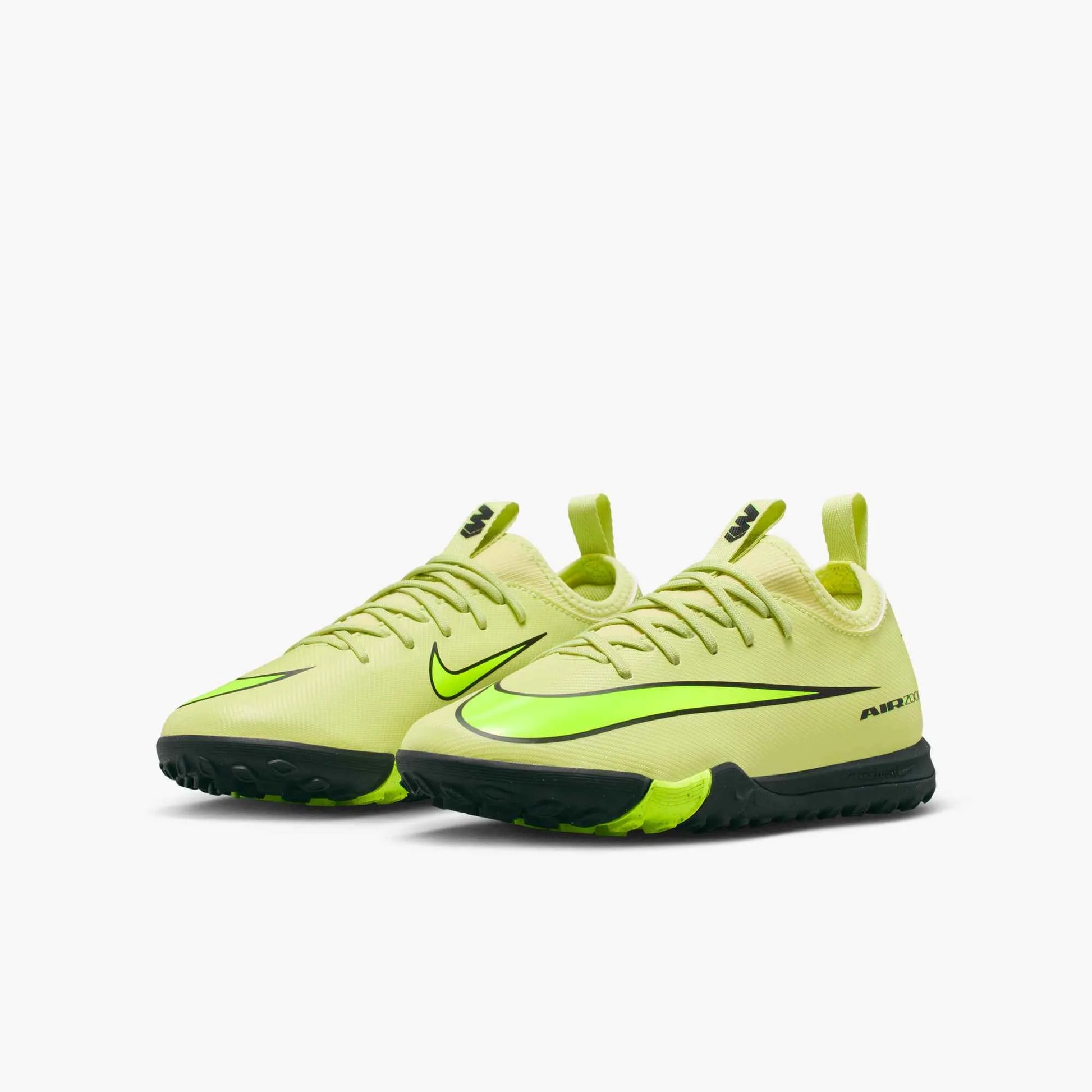 Nike JR Zoom Vapor 16 Academy Turf Soccer Shoes - Max Voltage Pack (HO25) (Pair - Lateral)