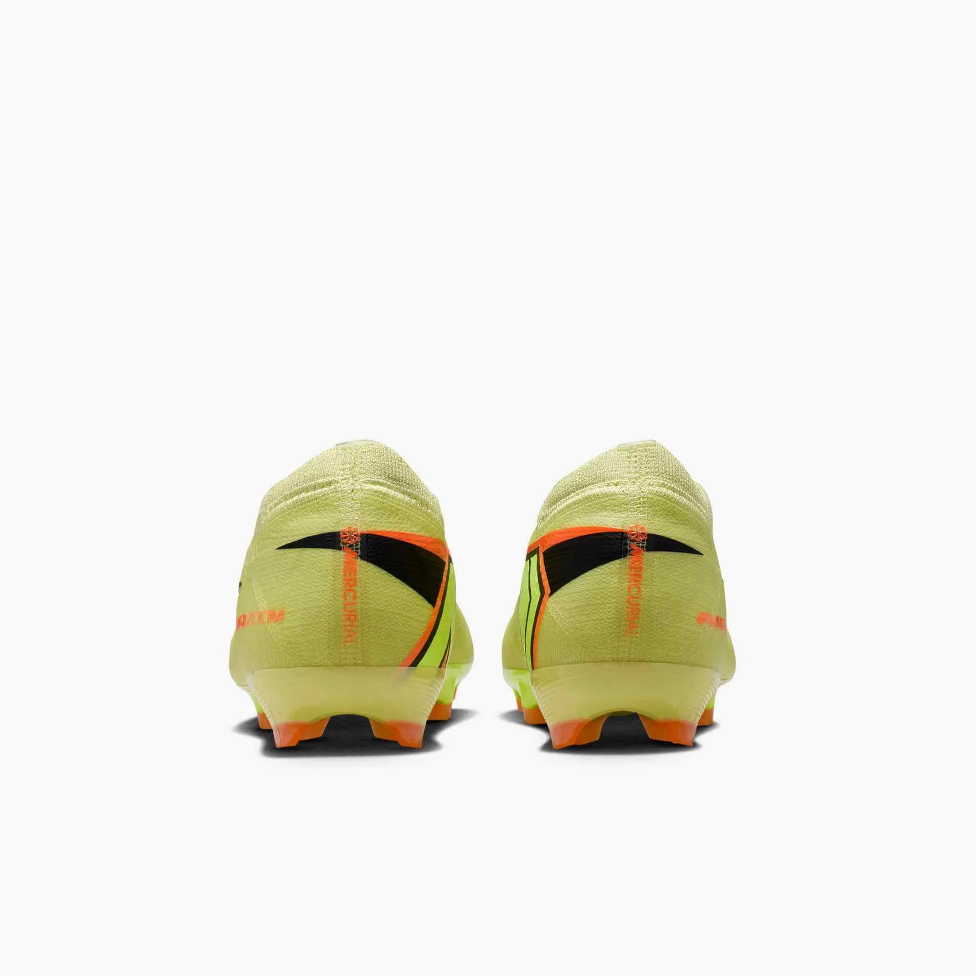 Nike JR Zoom Vapor 16 Pro Firm Ground Soccer Cleats - Max Voltage (HO25) (Pair - Back)