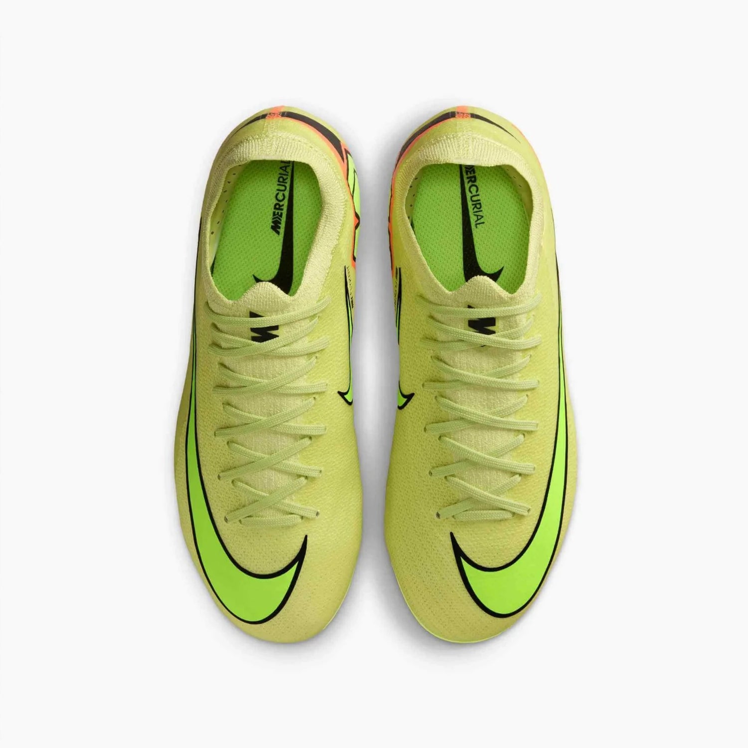 Nike JR Zoom Vapor 16 Pro Firm Ground Soccer Cleats - Max Voltage (HO25) (Pair - Top)
