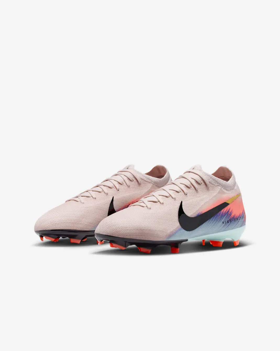 Nike JR Zoom Vapor 16 Pro Firm Ground Soccer Cleats - Nike United Pack Chapter 2 (HO25) (Pair - Lateral)