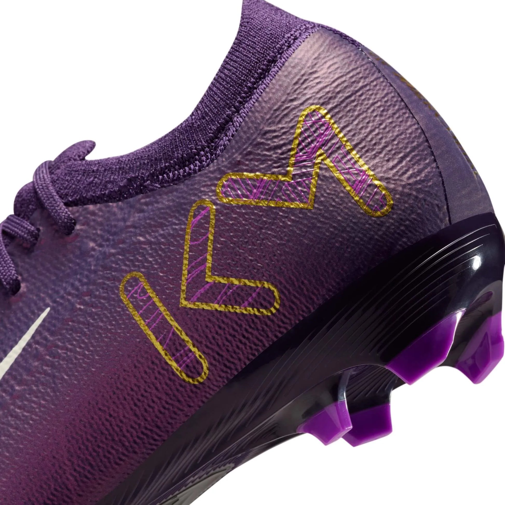 Nike JR Zoom Vapor 16 Pro KM Firm Ground Soccer Cleats - Mbappe PE (SU25) (Detail 3)