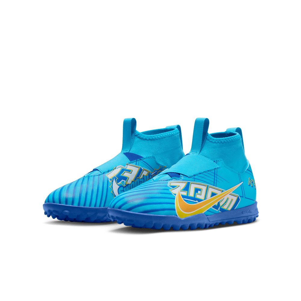 Nike Jr Zoom Superfly 9 Academy KM Turf - Mbappe Pack (FA23) (Pair - Lateral)
