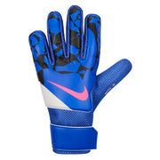Nike Junior Match Goalkeeper Gloves Racer Blue-Black-Pink Blast (Single - Outer)
