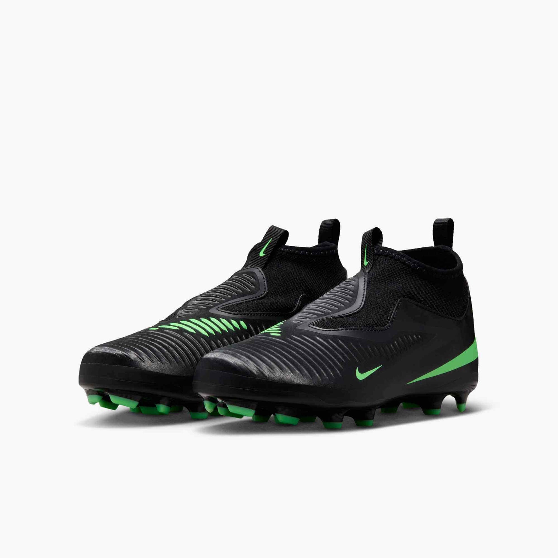Nike Junior Phantom 6 High Academy Firm/Multi Ground Soccer Cleats - Shadow Pack (FA26) (Pair - Lateral)