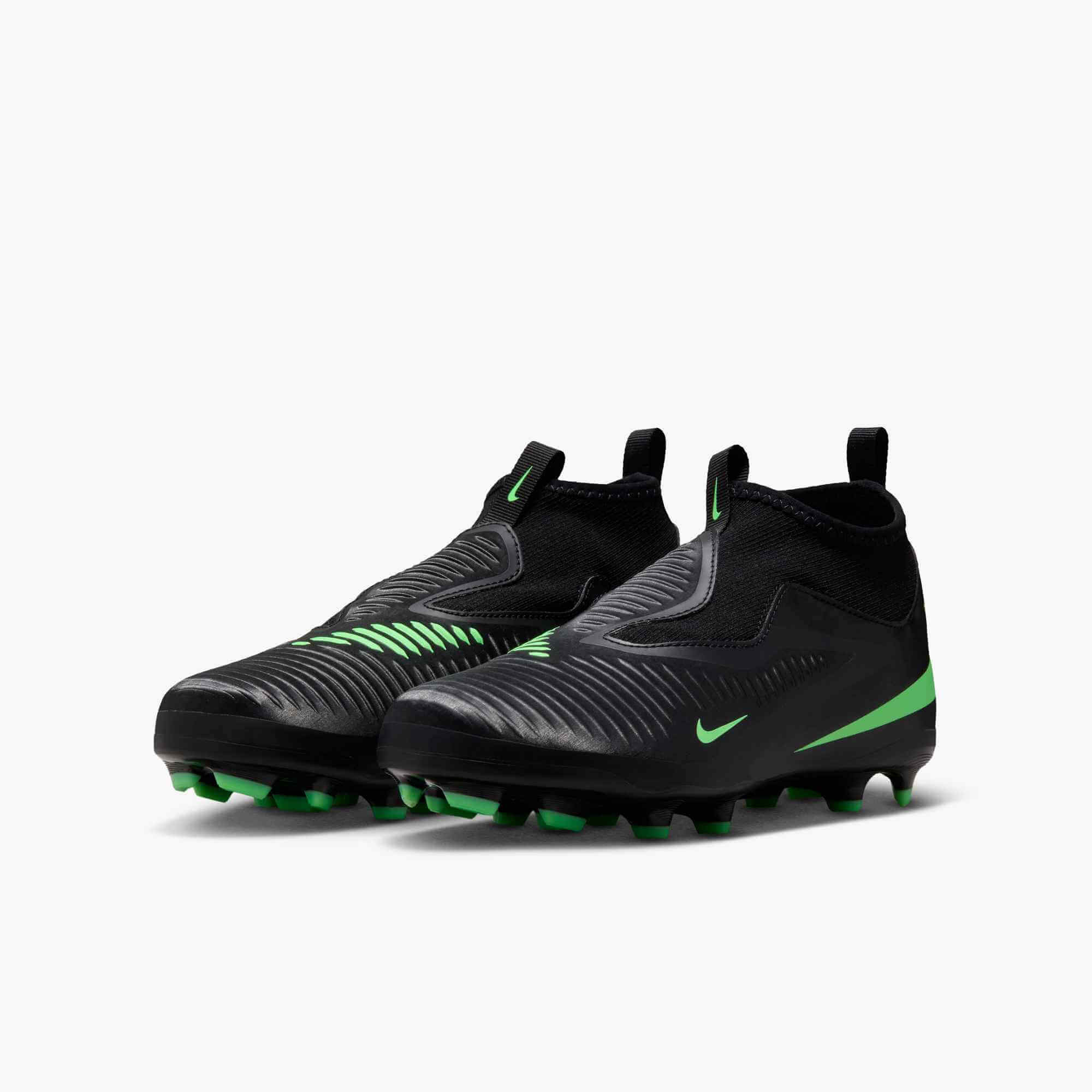 Nike Junior Phantom 6 High Academy Firm/Multi Ground Soccer Cleats - Shadow Pack (FA26) (Pair - Lateral)