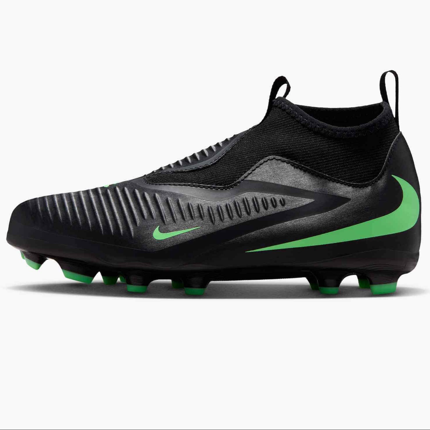 Nike Junior Phantom 6 High Academy Firm/Multi Ground Soccer Cleats - Shadow Pack (FA26) (Side 1)