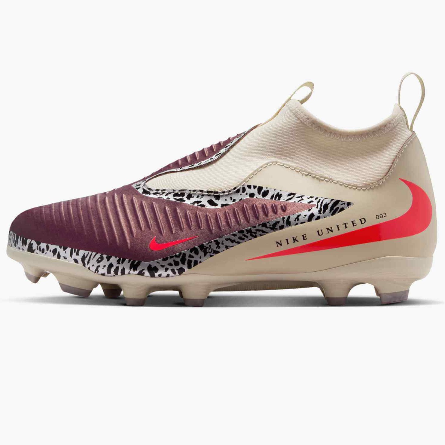 Nike Junior Phantom 6 High Academy NU3 Firm_Multi Ground Soccer Cleats - United NU3 Pack (SU26) (Side 1)
