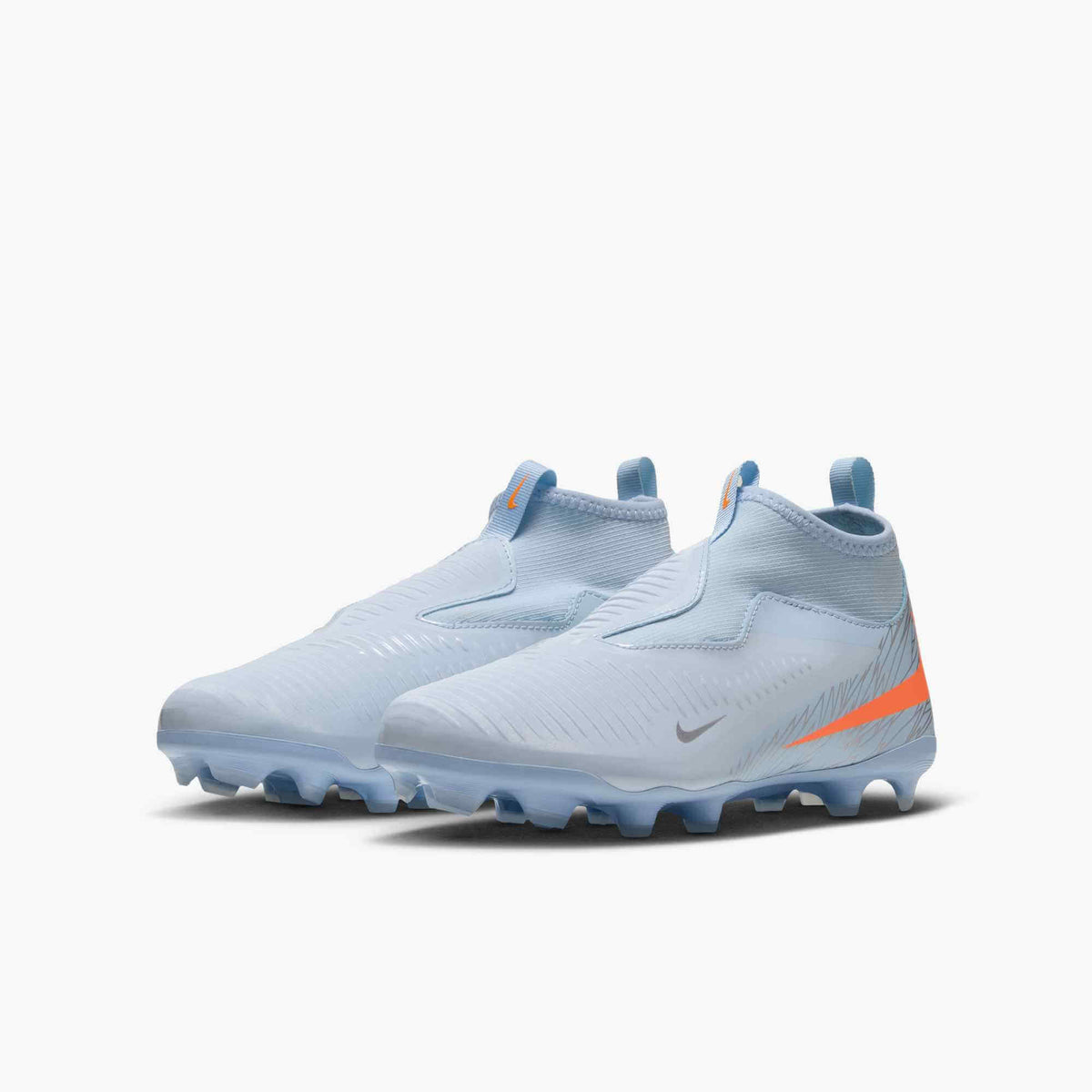 Nike Junior Phantom 6 High Academy NU4 Firm/Multi Ground Soccer Cleats - United Chapter 4 Pack (HO26) (Pair - Lateral)