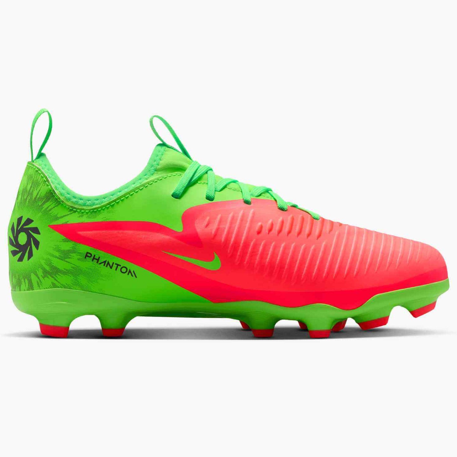 Nike Junior Phantom 6 Low Academy Firm_Multi Ground Soccer Cleats - Haaland PE (SU26) (Side 2)