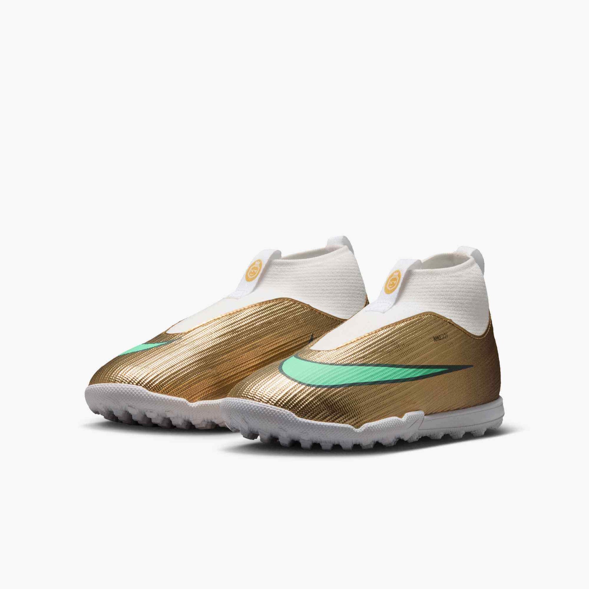 Nike Junior Superfly 11 KM Turf Soccer Shoes - Mbappe PE (FA26) (Pair - Lateral)