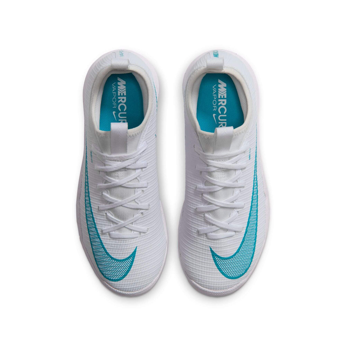 Nike Junior Vapor 17 Academy Indoor Soccer Shoes - White Pack (HO26) (Pair - Top)