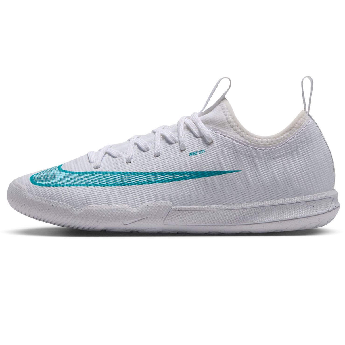 Nike Junior Vapor 17 Academy Indoor Soccer Shoes - White Pack (HO26) (Side 1)