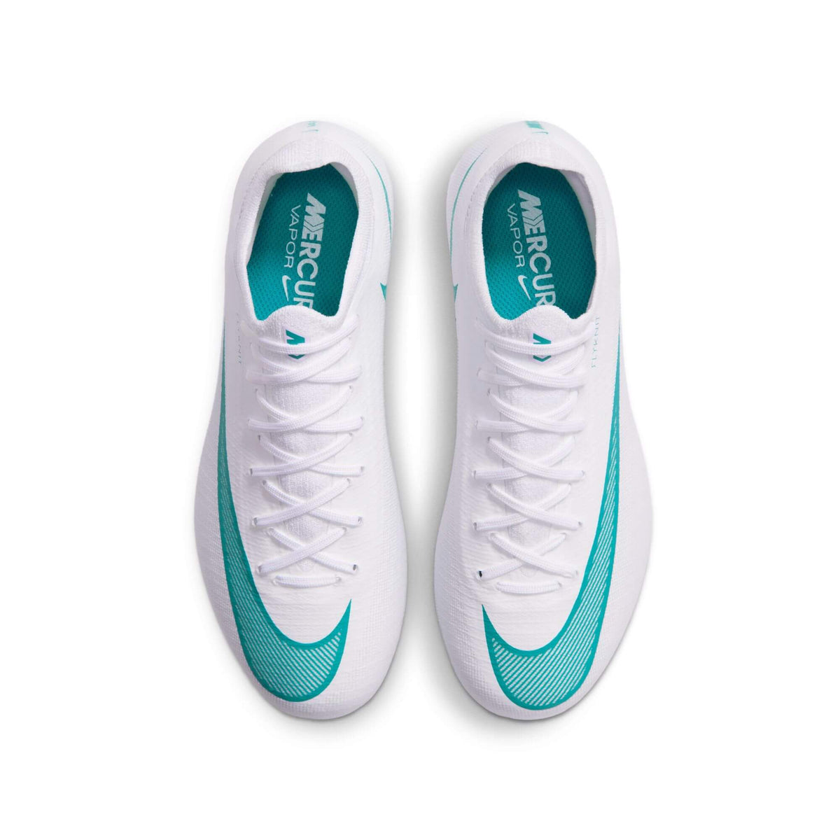 Nike Junior Vapor 17 Pro Firm Ground Soccer Cleats - White Pack (HO26) (Pair - Top)