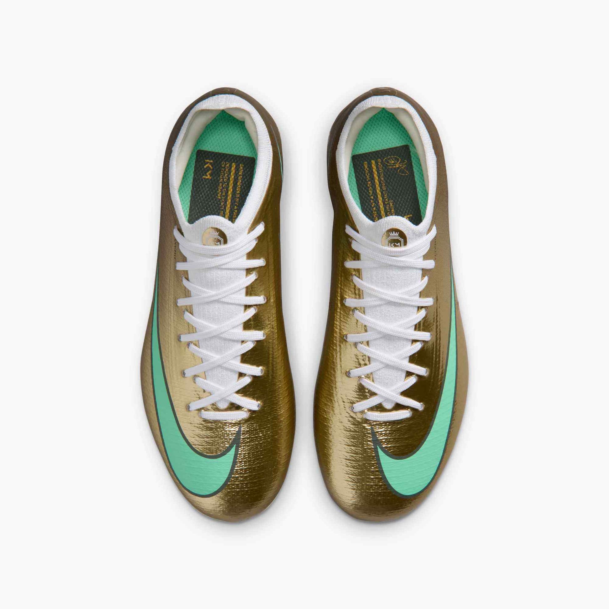 Nike Junior Vapor 17 Pro KM Firm Ground Soccer Cleats - Mbappe PE (FA26) (Pair - Top)