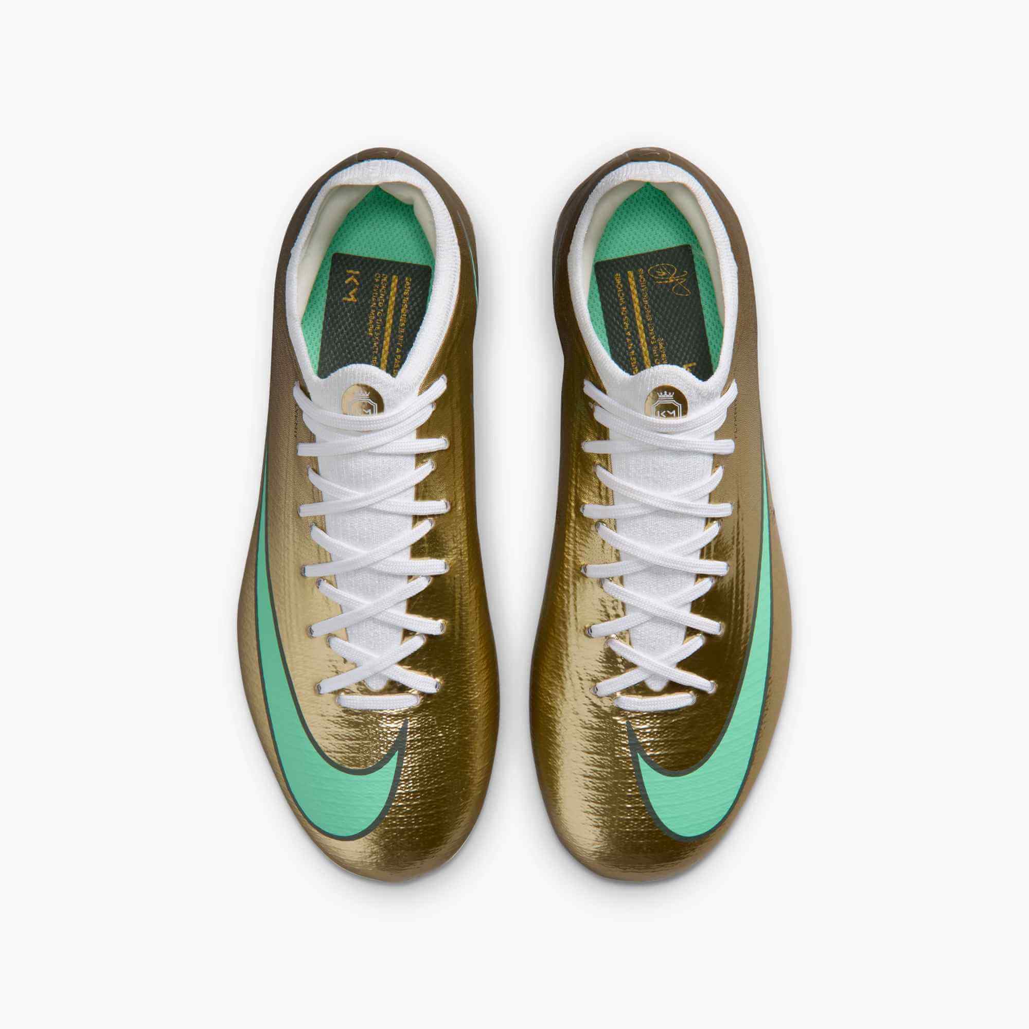 Nike Junior Vapor 17 Pro KM Firm Ground Soccer Cleats - Mbappe PE (FA26) (Pair - Top)