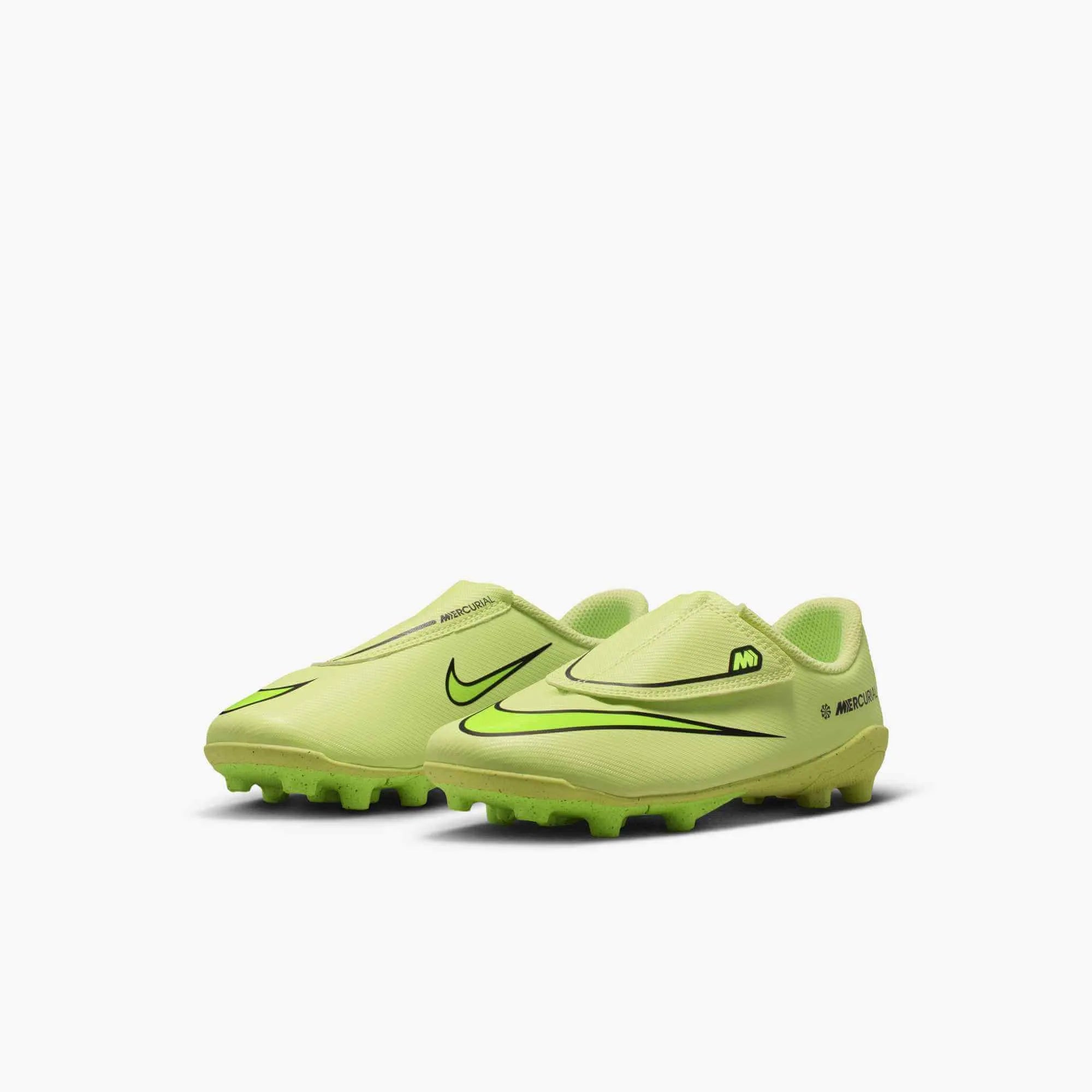 Nike Kids Vapor 16 Club PS (V) Multi-Ground Soccer Cleats - Max Voltage Pack (HO25) (Pair - Lateral)