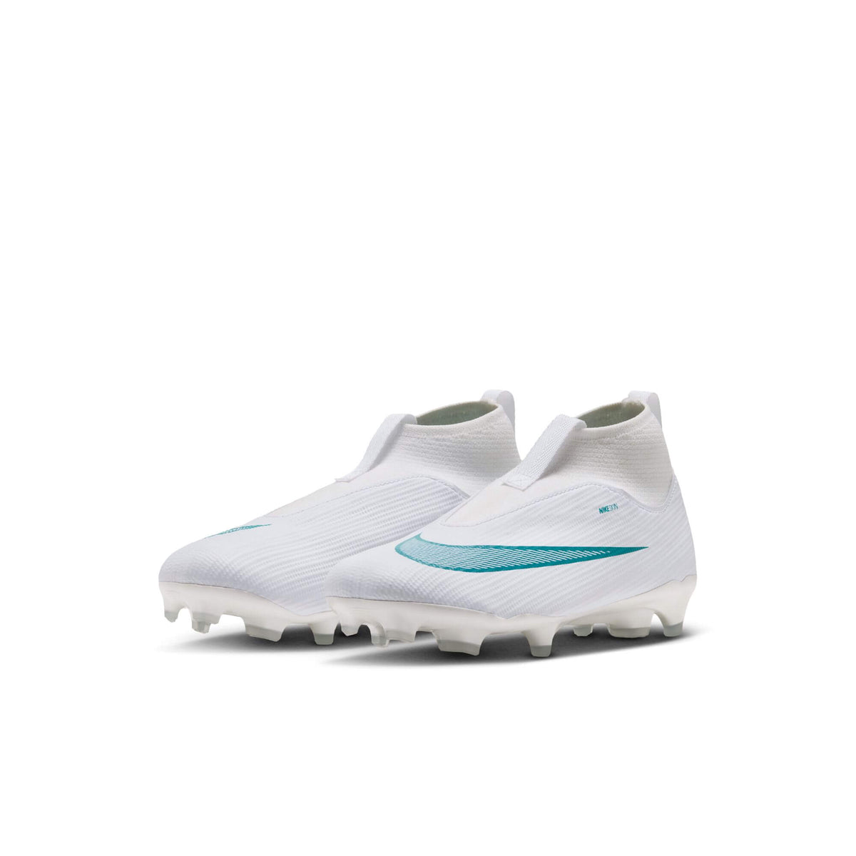 Nike Kids' Superfly 11 Academy Firm-Multi Ground Soccer Cleats - White Pack (HO26) (Pair - Lateral)