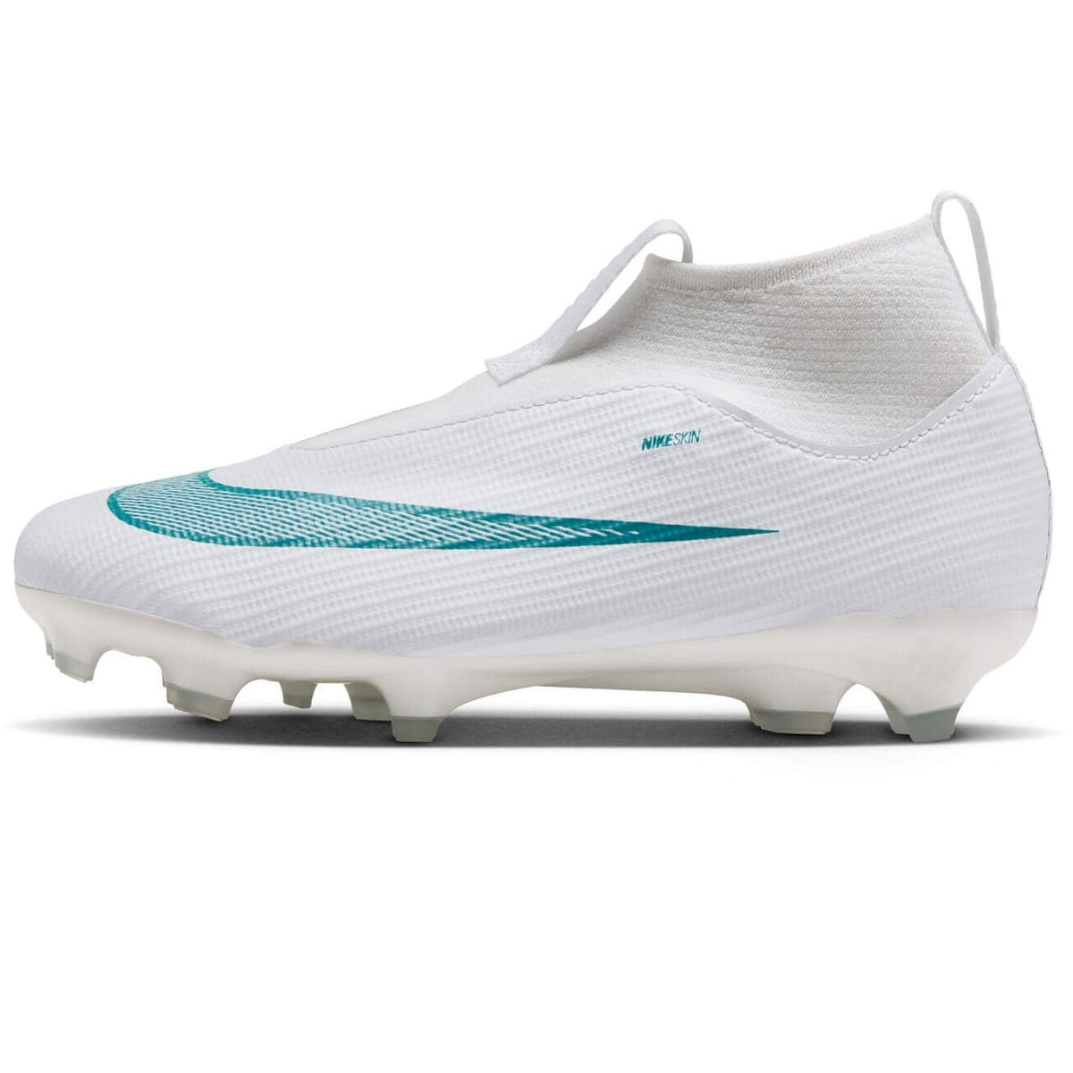 Nike Kids' Superfly 11 Academy Firm-Multi Ground Soccer Cleats - White Pack (HO26) (Side 1)