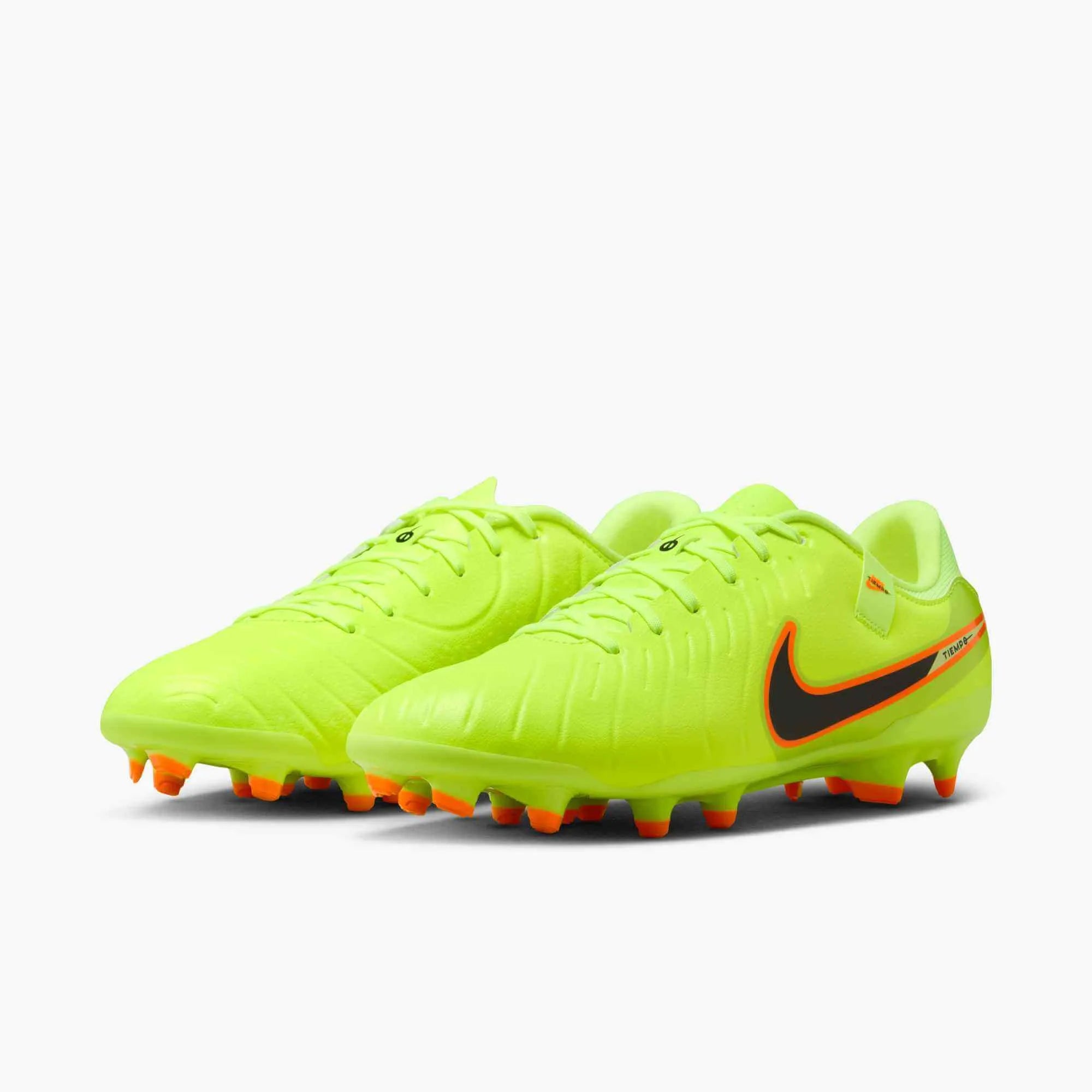 Nike Legend 10 Academy Firm_Multi Ground Soccer Cleats - Max Voltage Pack (HO25) (Pair - Lateral)