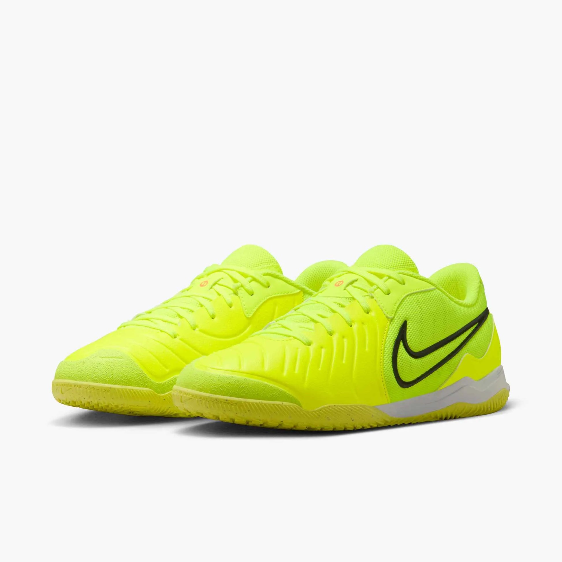 Nike Legend 10 Academy Indoor Soccer Shoes - Max Voltage Pack (HO25) (Pair - Lateral)