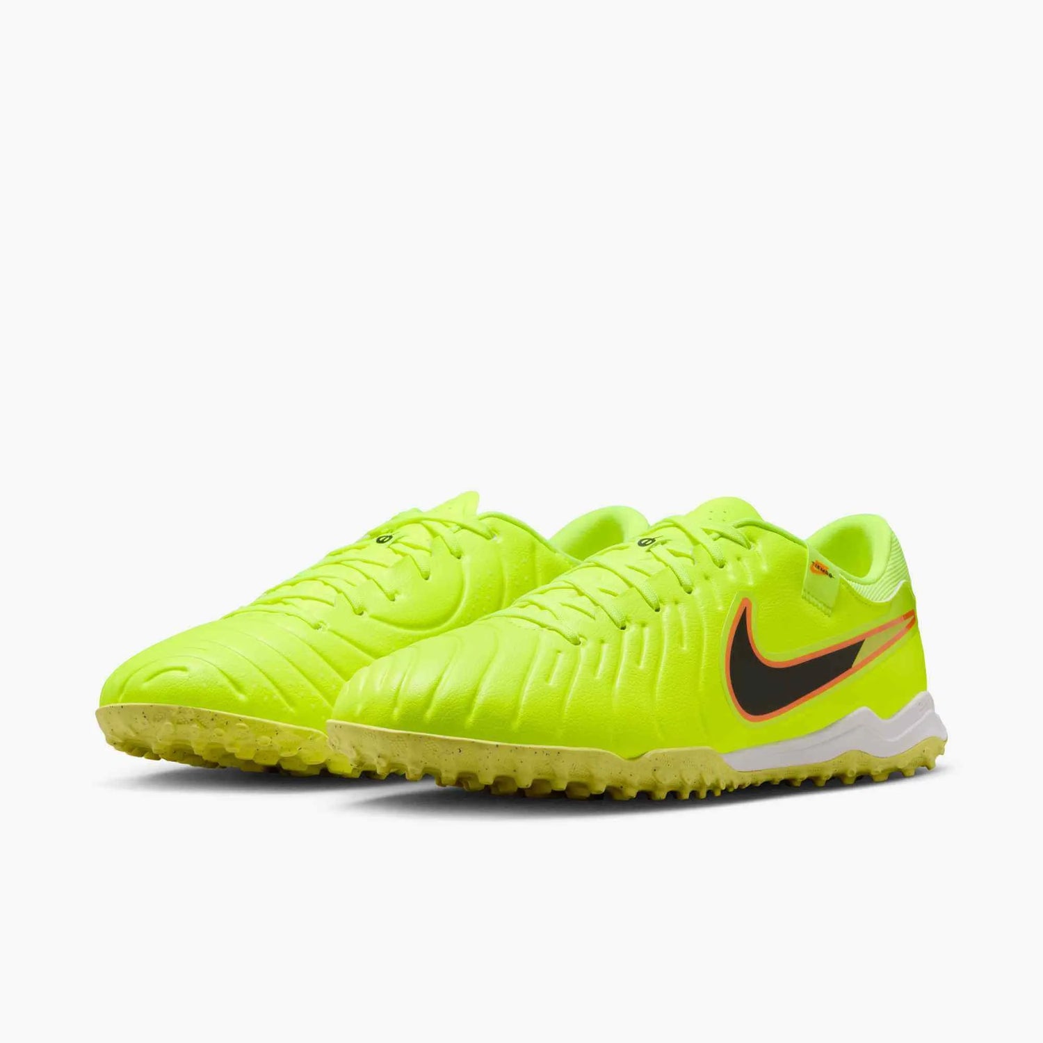 Nike Legend 10 Academy Turf Soccer Shoes - Max Voltage Pack (HO25) (Pair - Lateral)