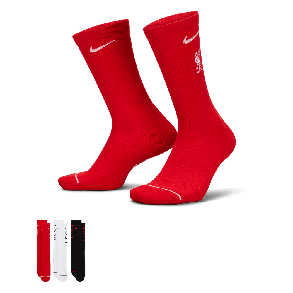 Nike Liverpool Everyday Socks 3 Pairs (Pair - Lateral)