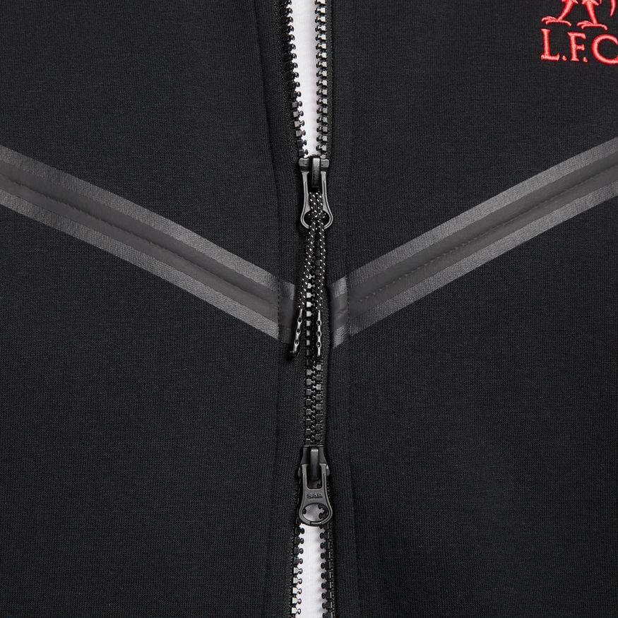Nike Liverpool Mens Away Tech Fleece Windrunner Full-Zip Hoodie (Detail 3)