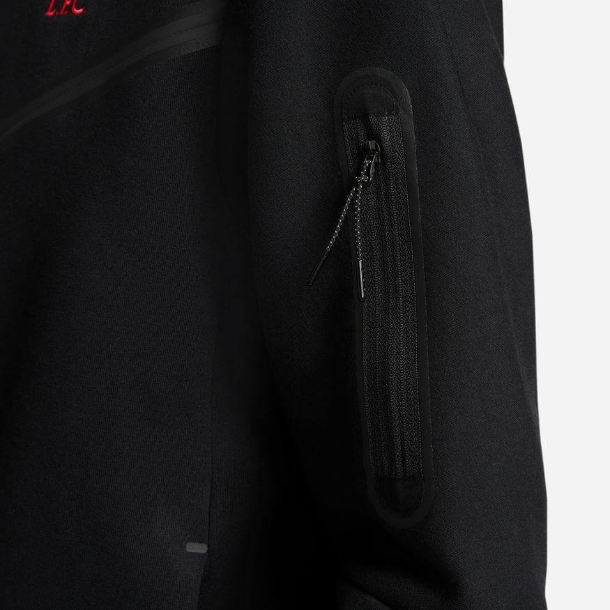 Nike Liverpool Mens Away Tech Fleece Windrunner Full-Zip Hoodie (Detail 4)