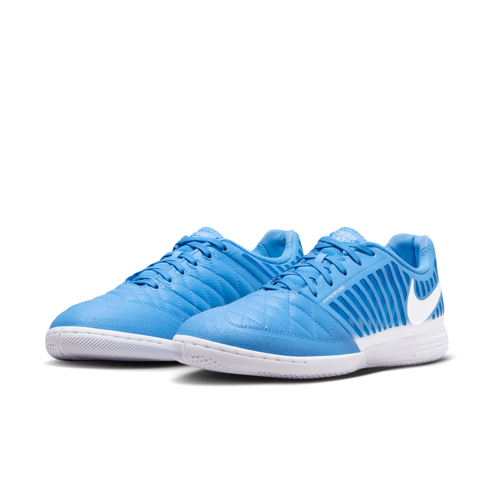 Nike Lunargato II University Blue-White-University Blue (Pair - Lateral)