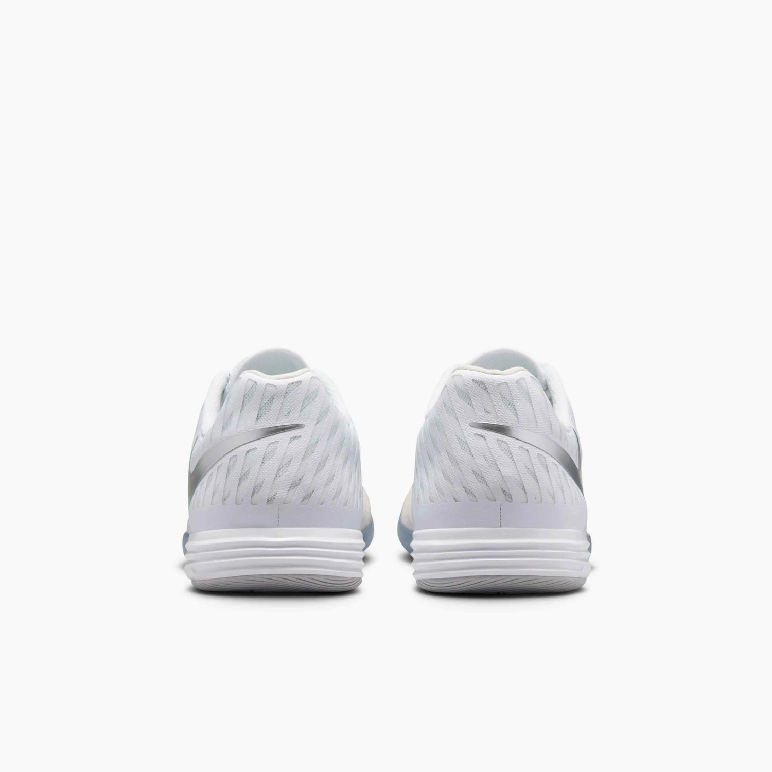 Nike Lunargato II White/Chrome (Pair - Back)