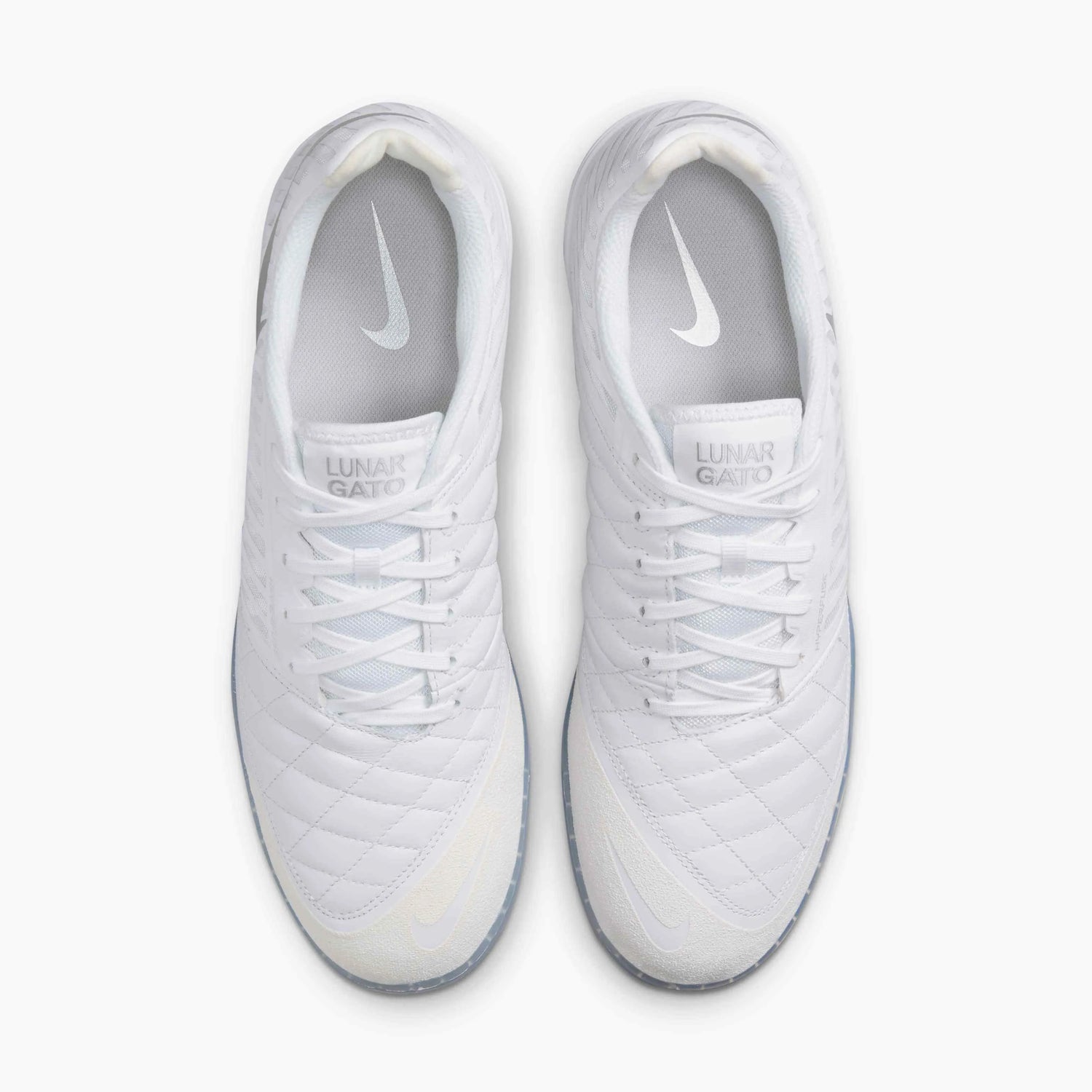 Nike Lunargato II White/Chrome (Pair - Top)
