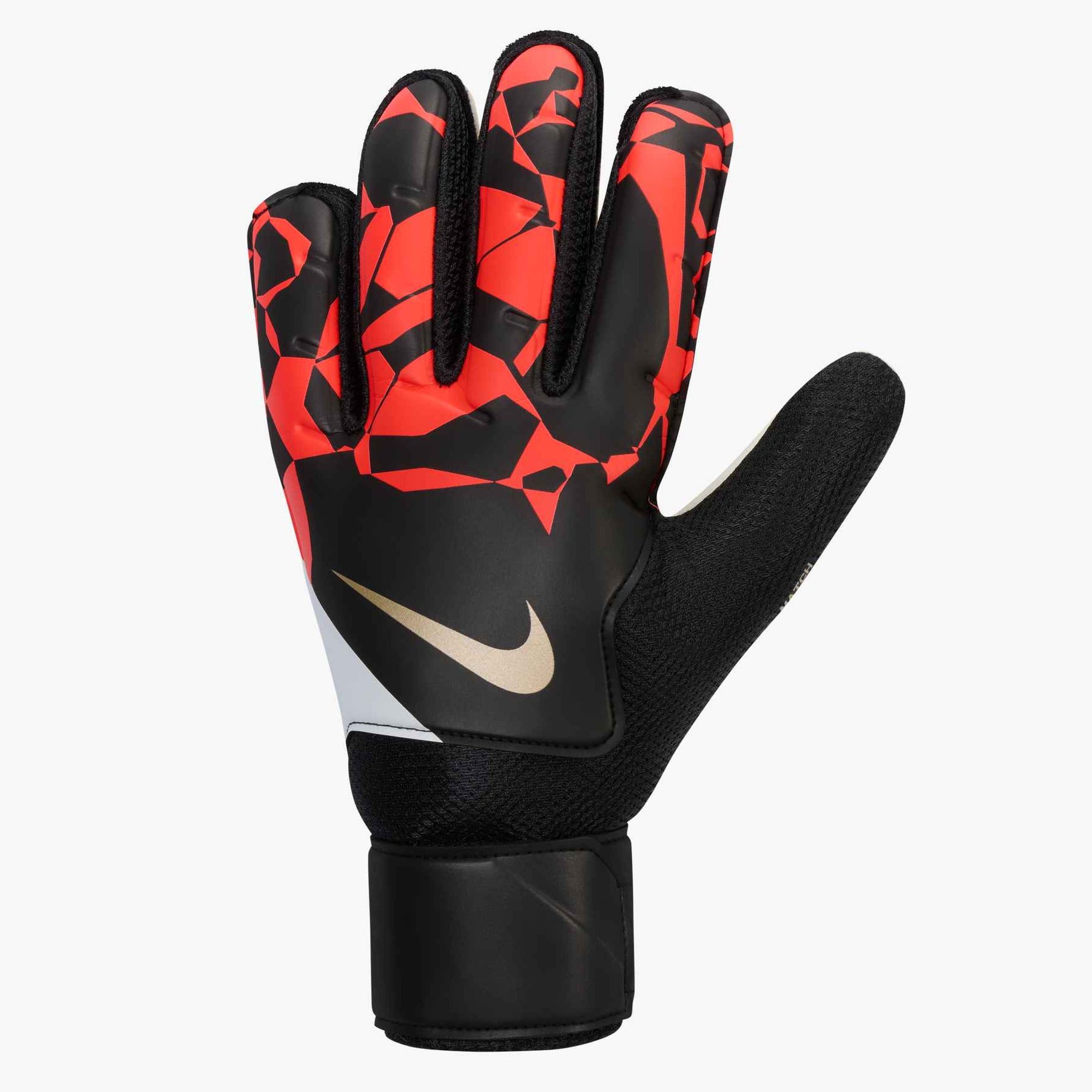Nike Match Goalkeeper Gloves Black/Bright Crimson/Blur (Single - Outer)