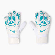 Nike Match Goalkeeper Gloves White-Dusty Cactus-Dusty Cactus (Pair - Outer)
