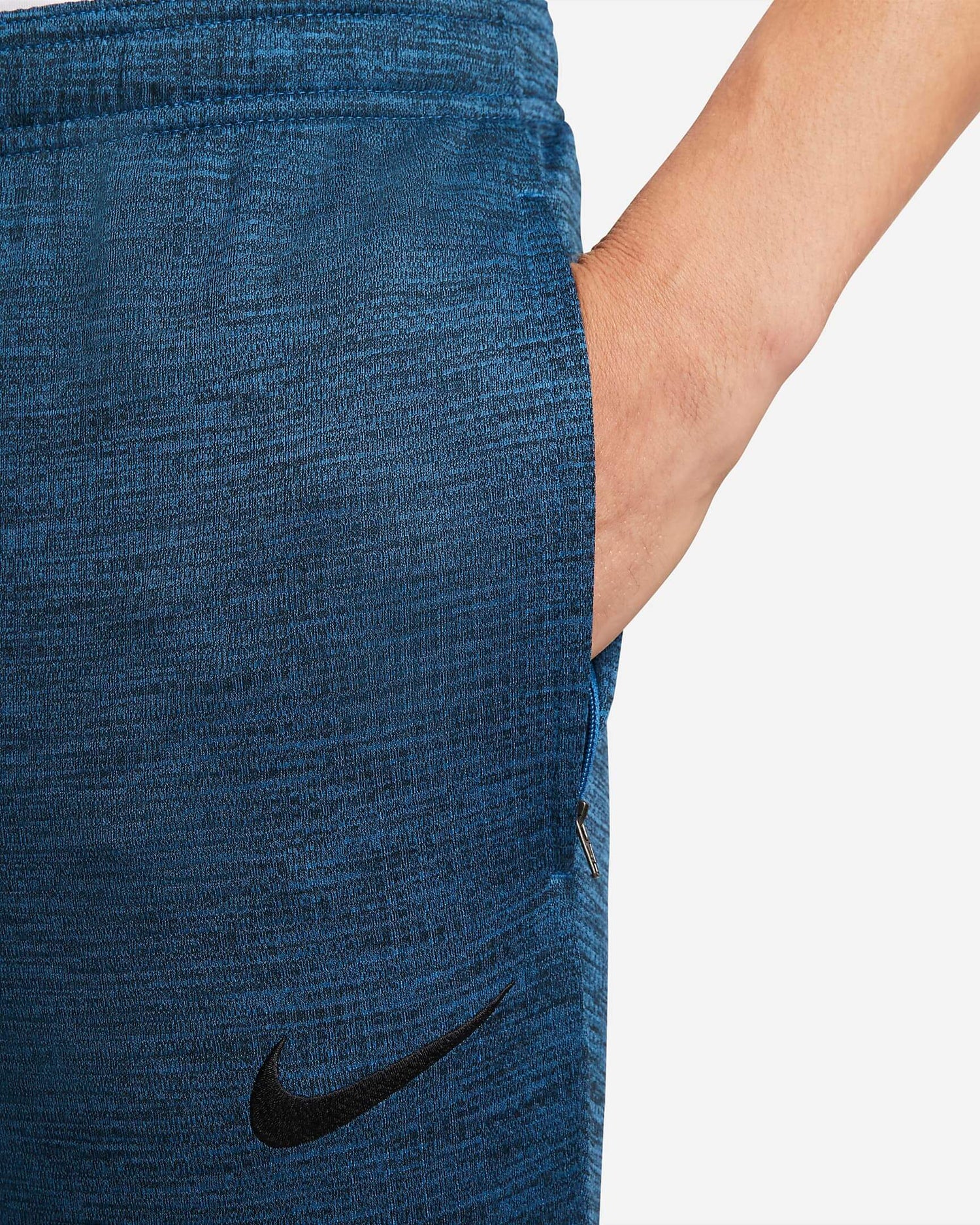 Nike Men's Academy Dri-Fit Track Pants Industrial Blue-Black (Detail 2)
