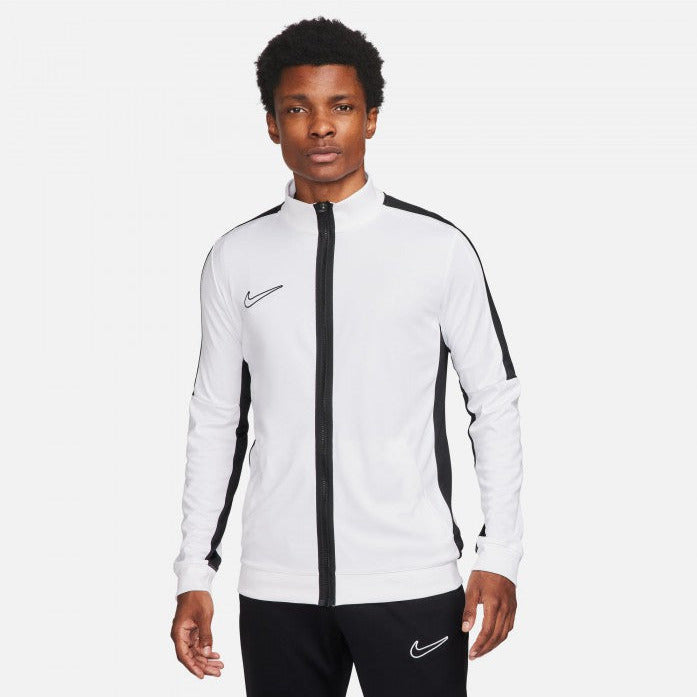 Nike Men's Dri-Fit Academy 23 Track Jacket White-Black (Model - Front)
