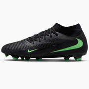 Nike Phantom 6 High Academy Firm_Multi Ground Soccer Cleats - Shadow Pack (FA26) Black-Illusion Green-Black (Side 1)