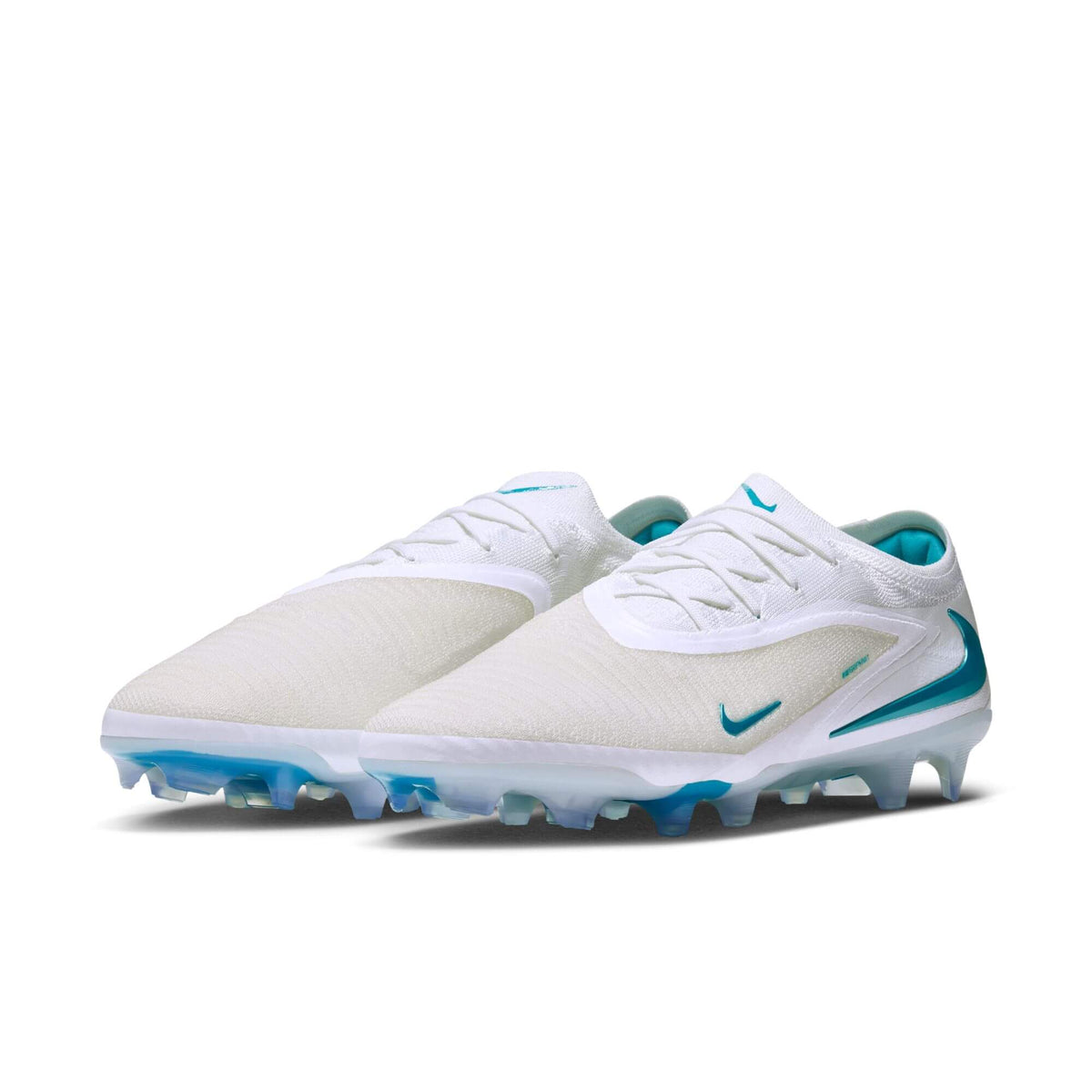 Nike Phantom 6 Low Elite Firm Ground Soccer Cleats - White Pack (HO26) (Pair - Lateral)