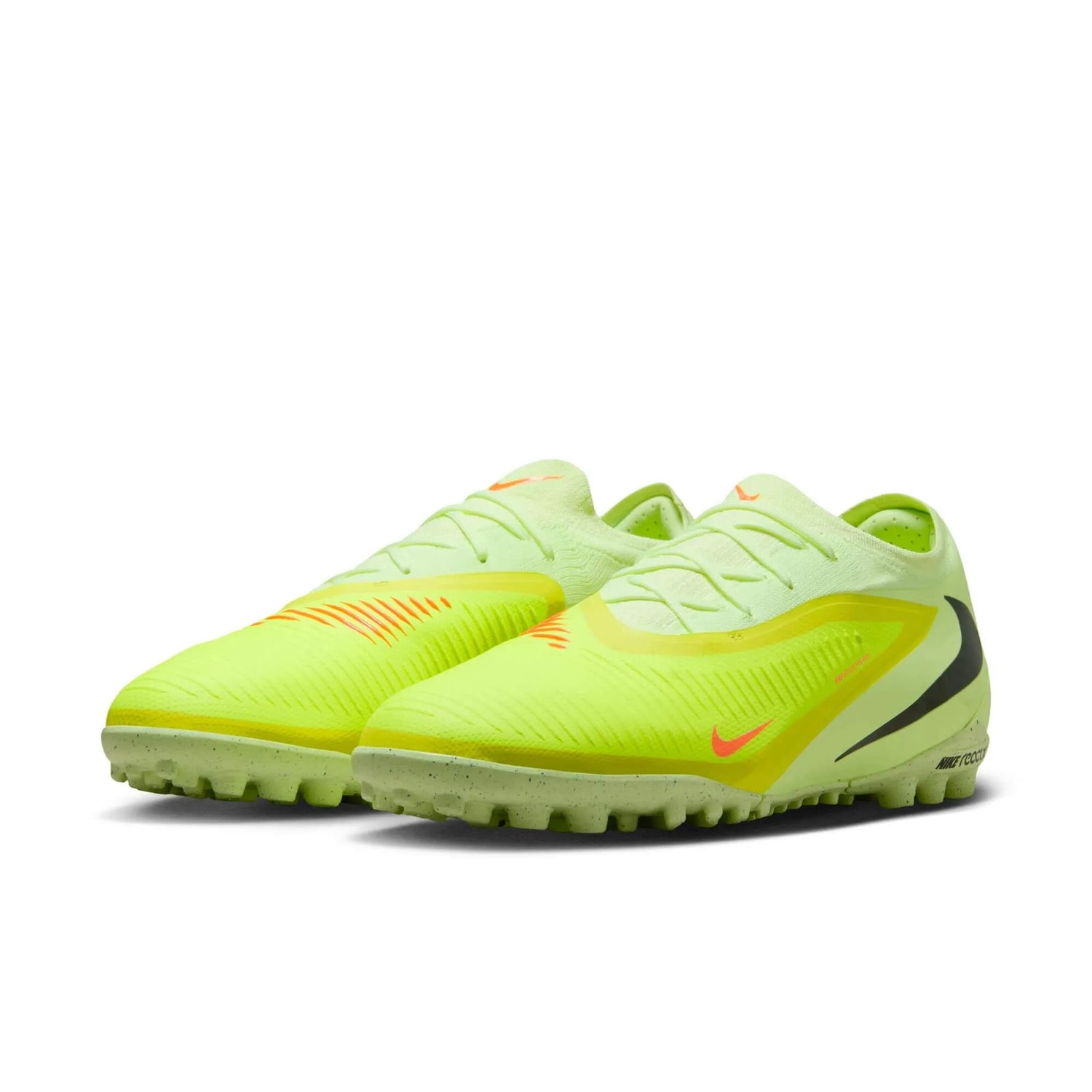 Nike ReactX Phantom 6 Low Pro Turf Soccer Shoes - Max Voltage Pack (HO25) (Pair - Lateral)