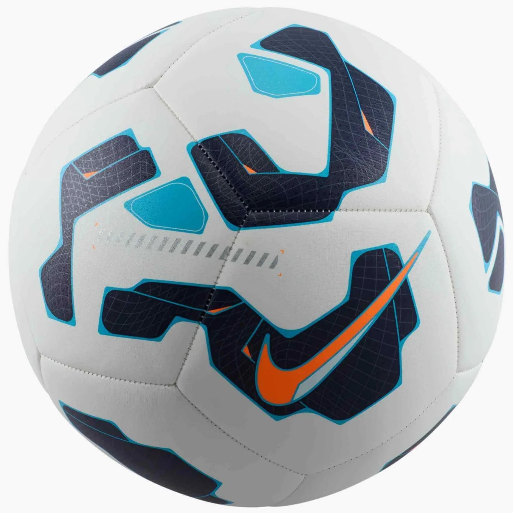 Nike SP25 Pitch Training Ball White/Blackened Blue/Hyper Crimson (Back)