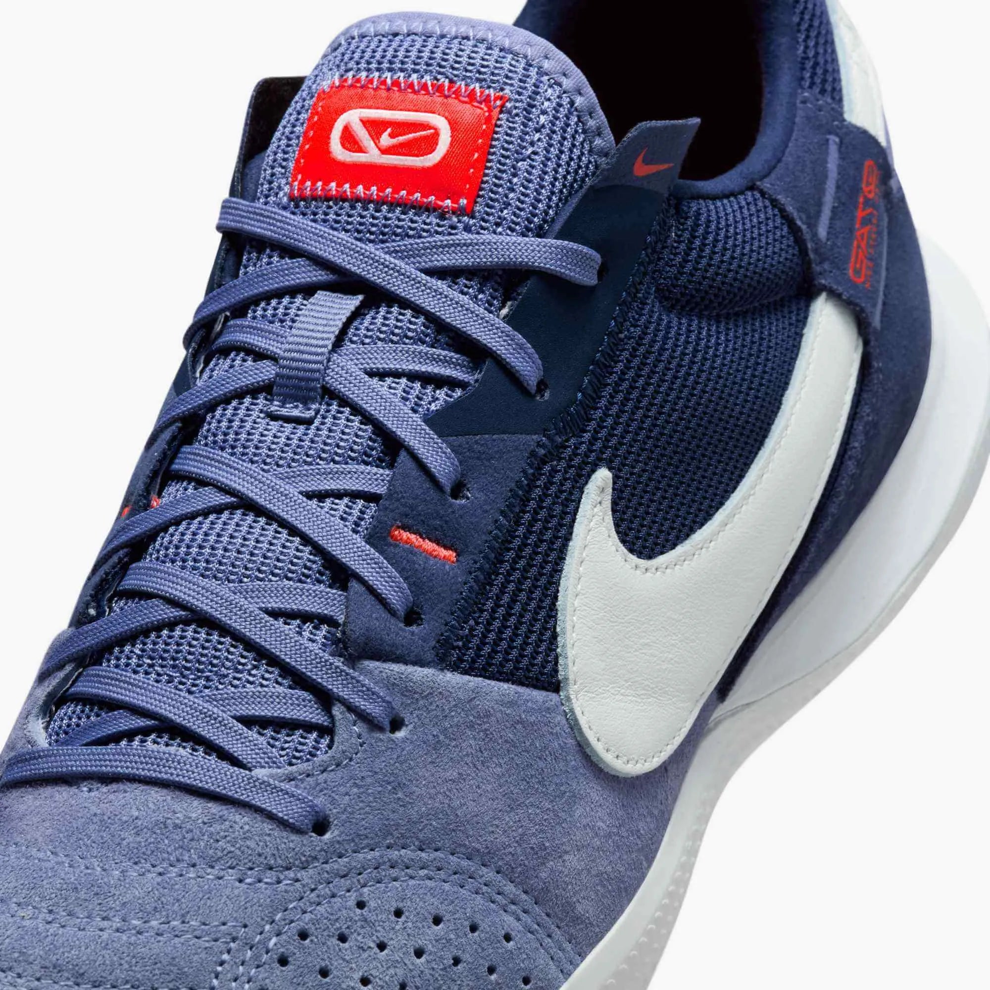 Nike Streetgato Indoor Soccer Shoes Purple Slate/Sanded Purple/Summit White (FA25) (Detail 1)